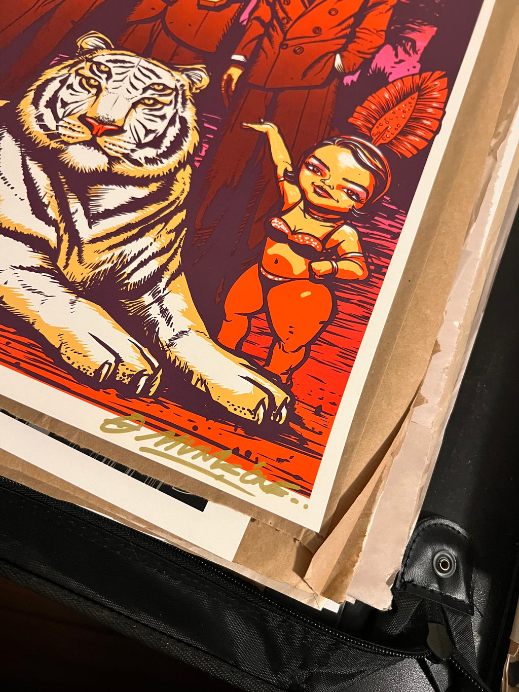 Soundgarden Las Vegas 2011 Munk One Poster SIGNED SN!  18x24!