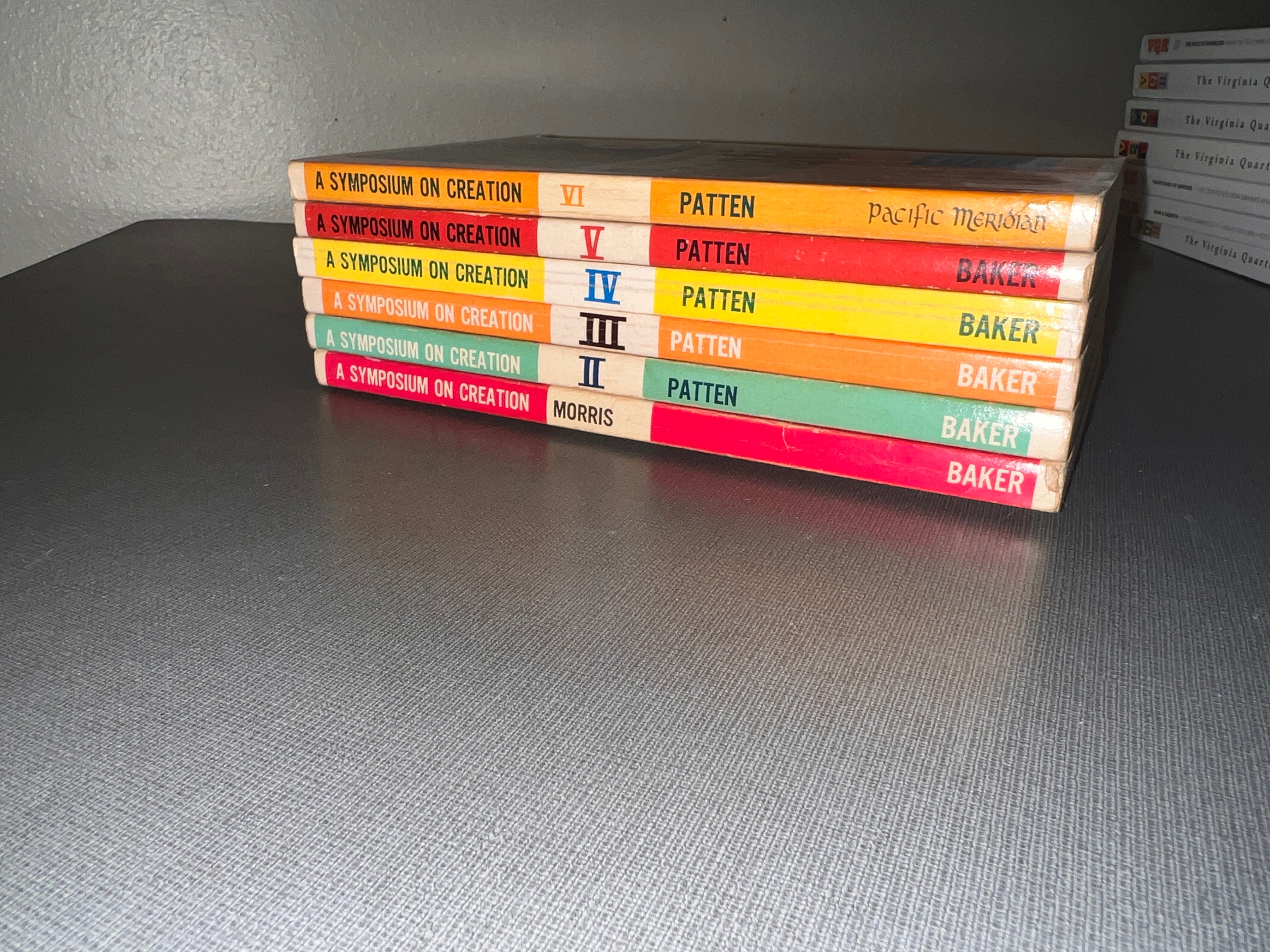 A Symposium On Creation Bundle 1-6 Books Vintage