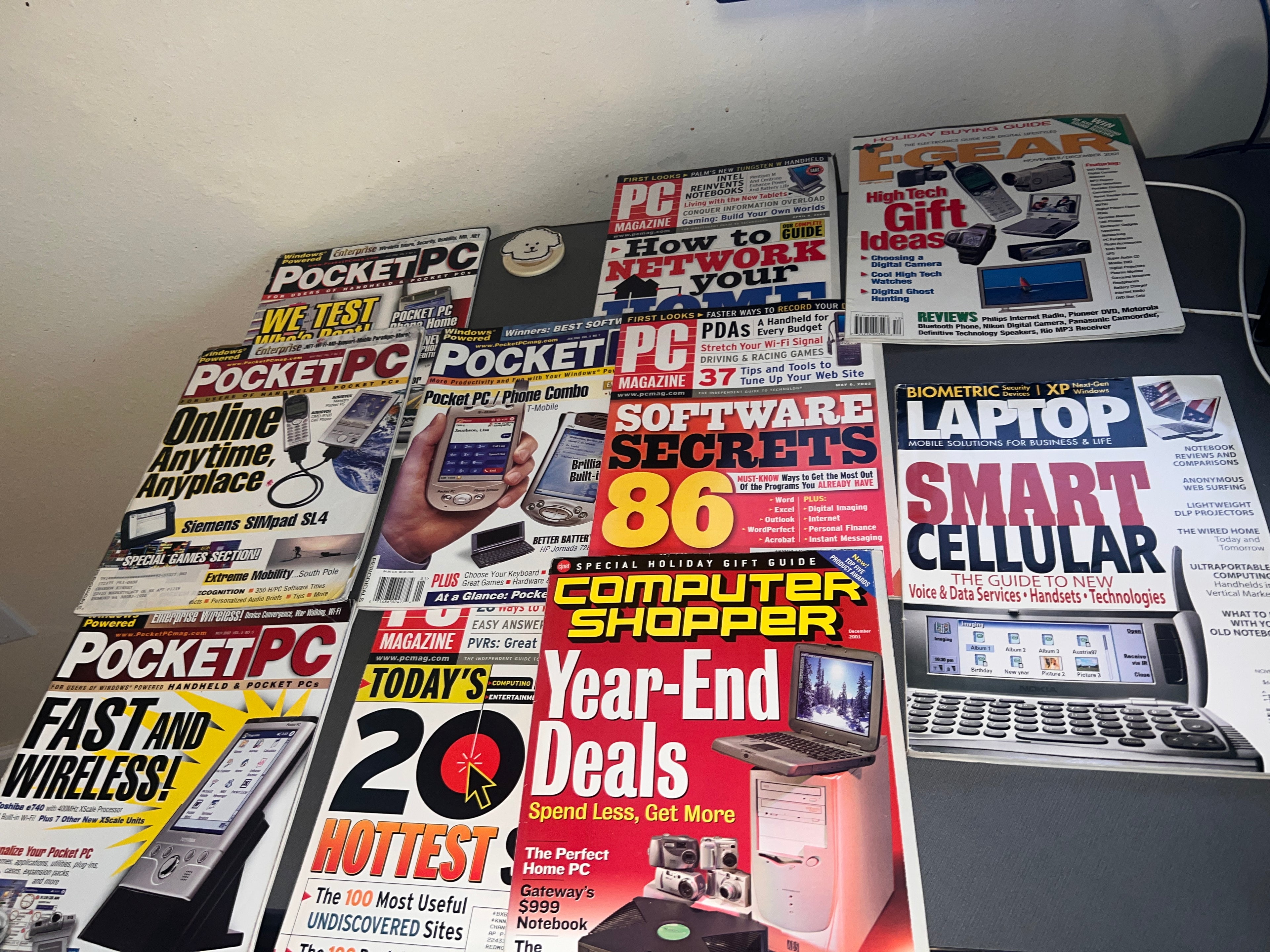 Bundle of 11 vintage PC Magazines!  Pocket PC and more!