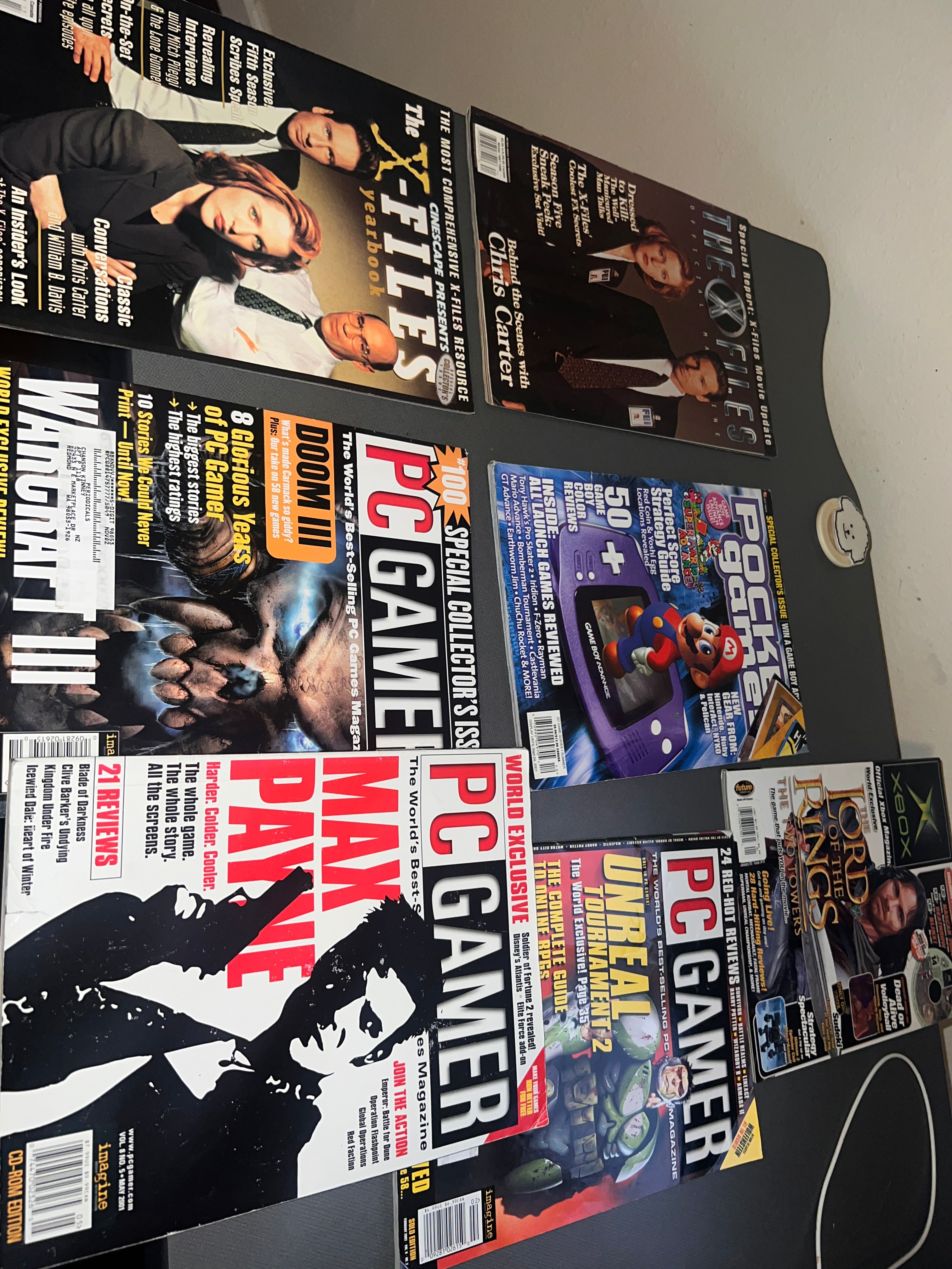 PC Gamer magazines and X-Files classic Mags!