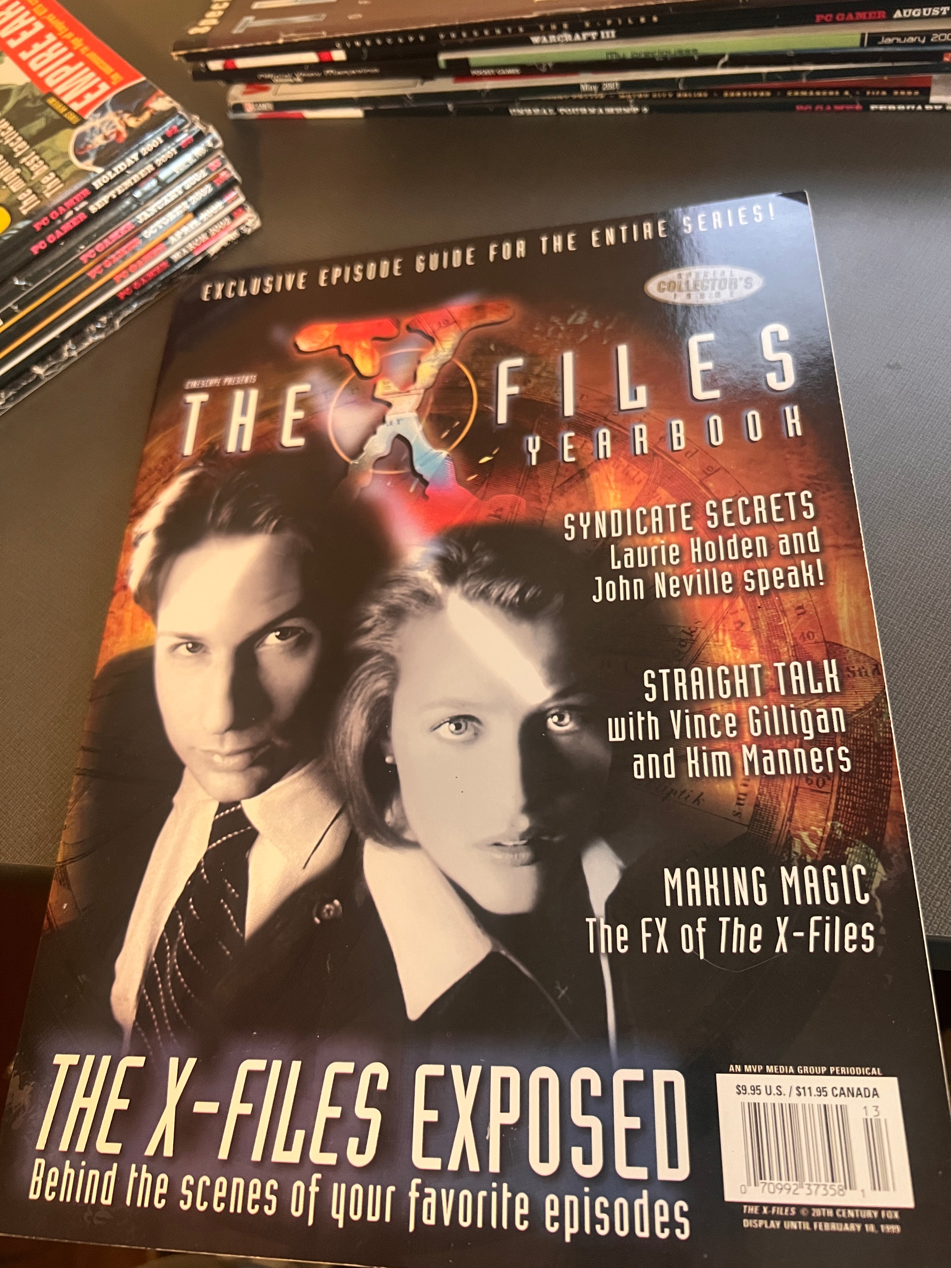 PC Gamer magazines and X-Files classic Mags!