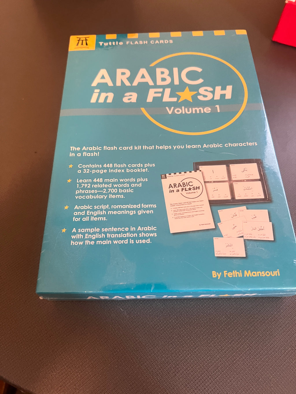 Arabic in a Flash Kit Volume 1: A Set of 448 Flash Cards NEW