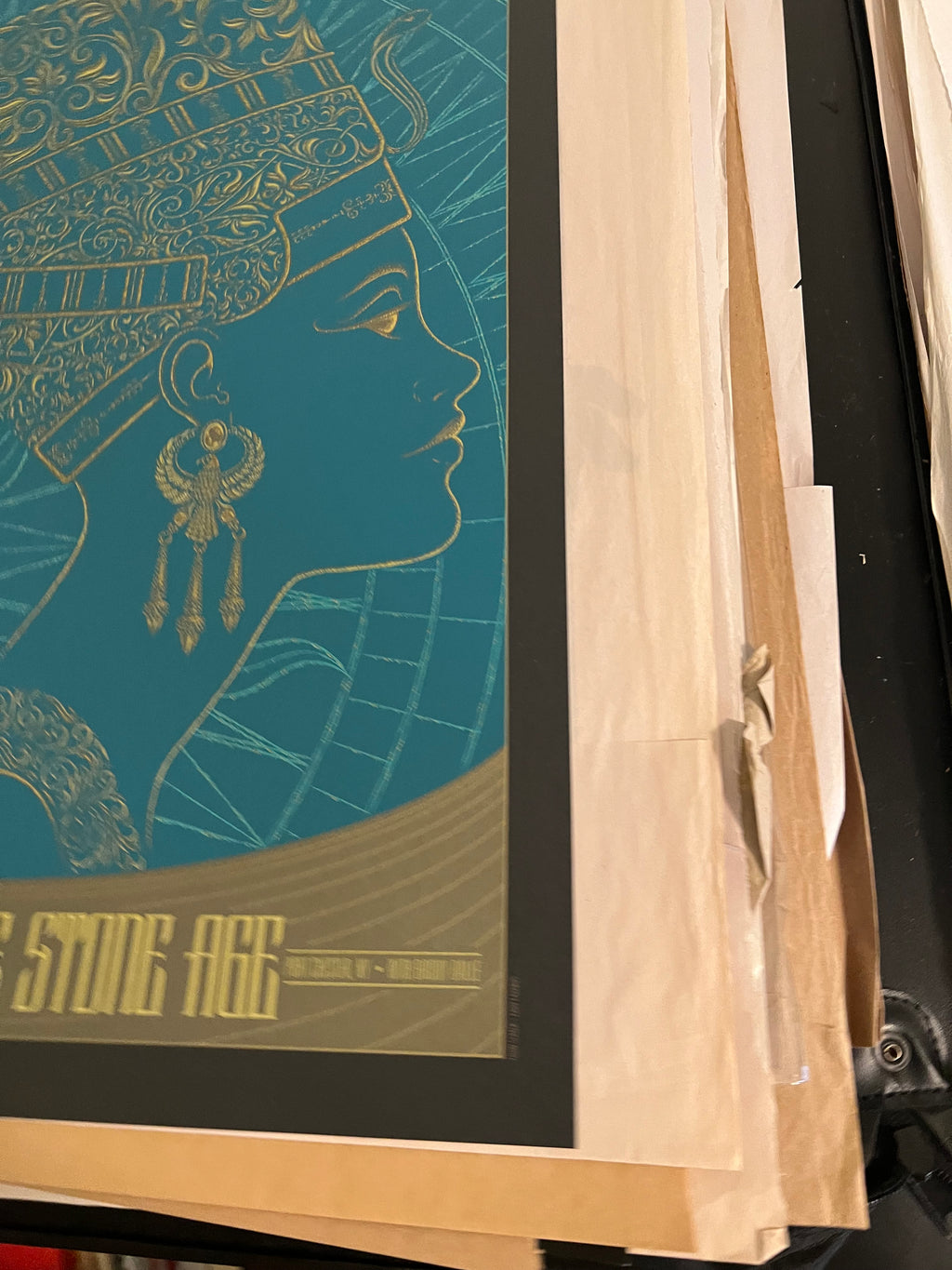 Queens of the Stone Age July 2014 Port Chester NY SIGNED SN 18x25.5!