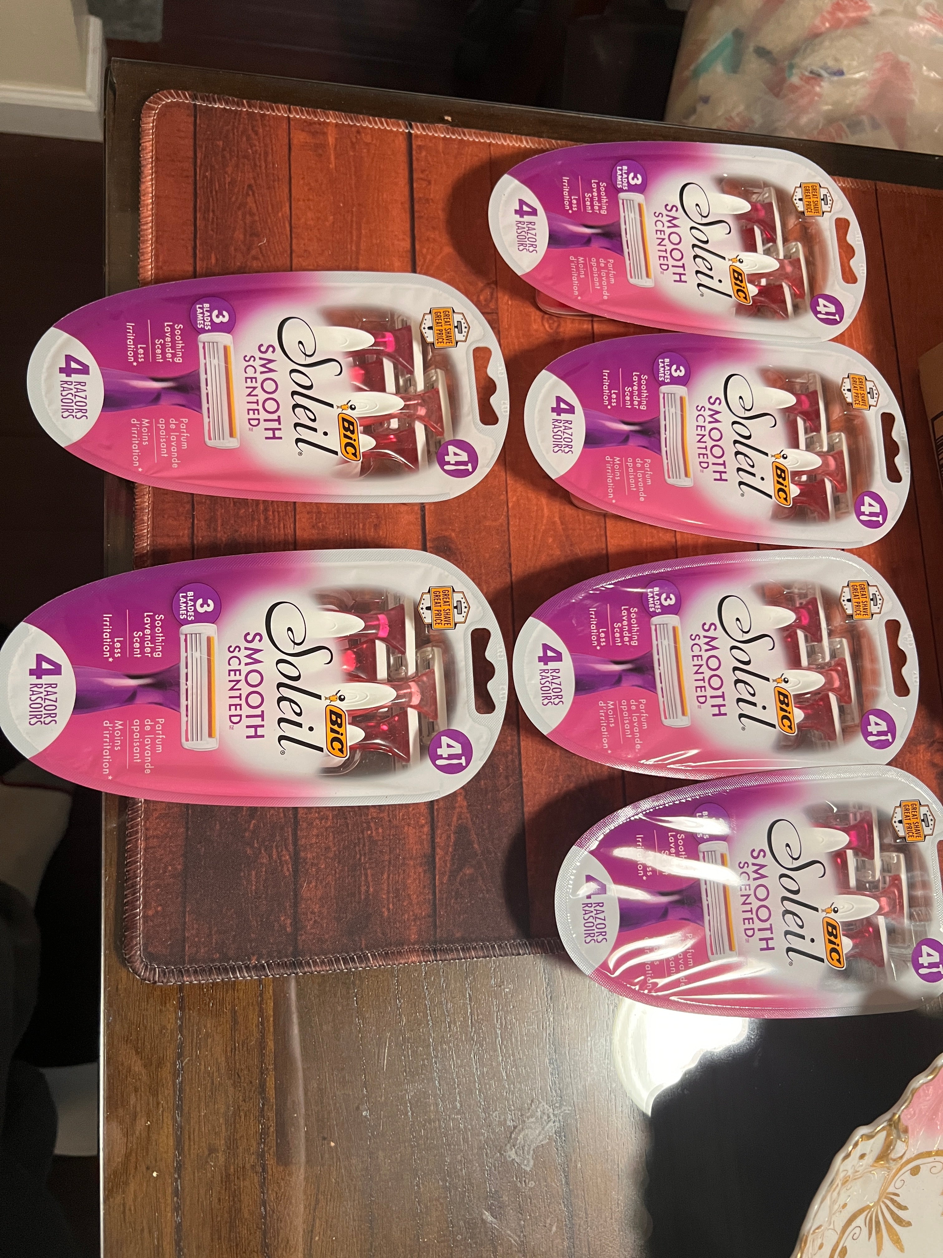 BIC Soleil Twilight Disposable Razor, Women, 4-Count (Pack of 6)