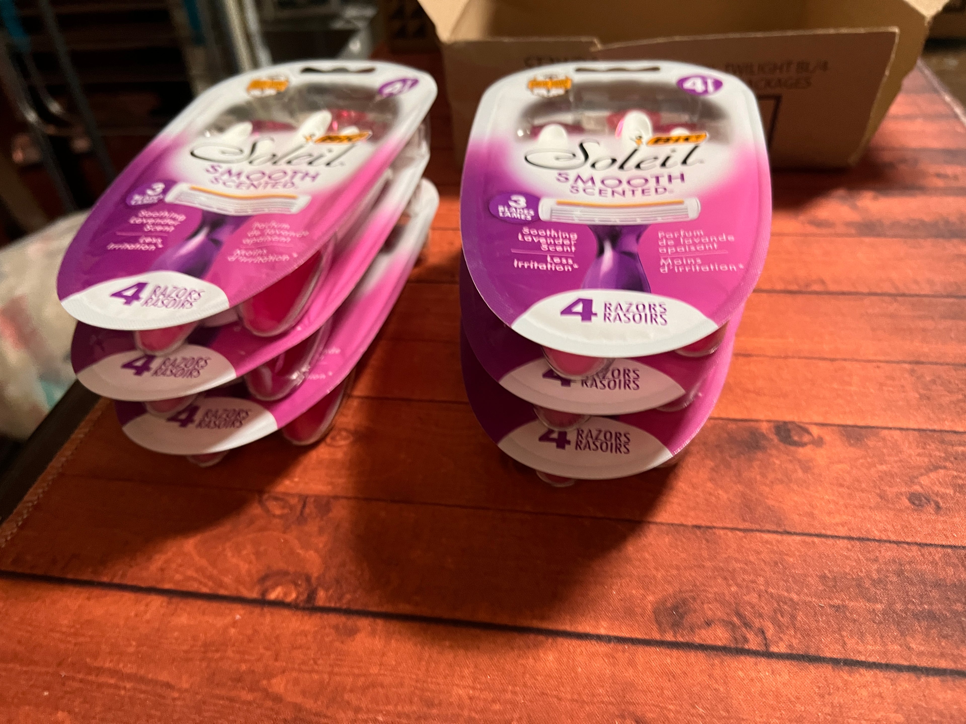 BIC Soleil Twilight Disposable Razor, Women, 4-Count (Pack of 6)