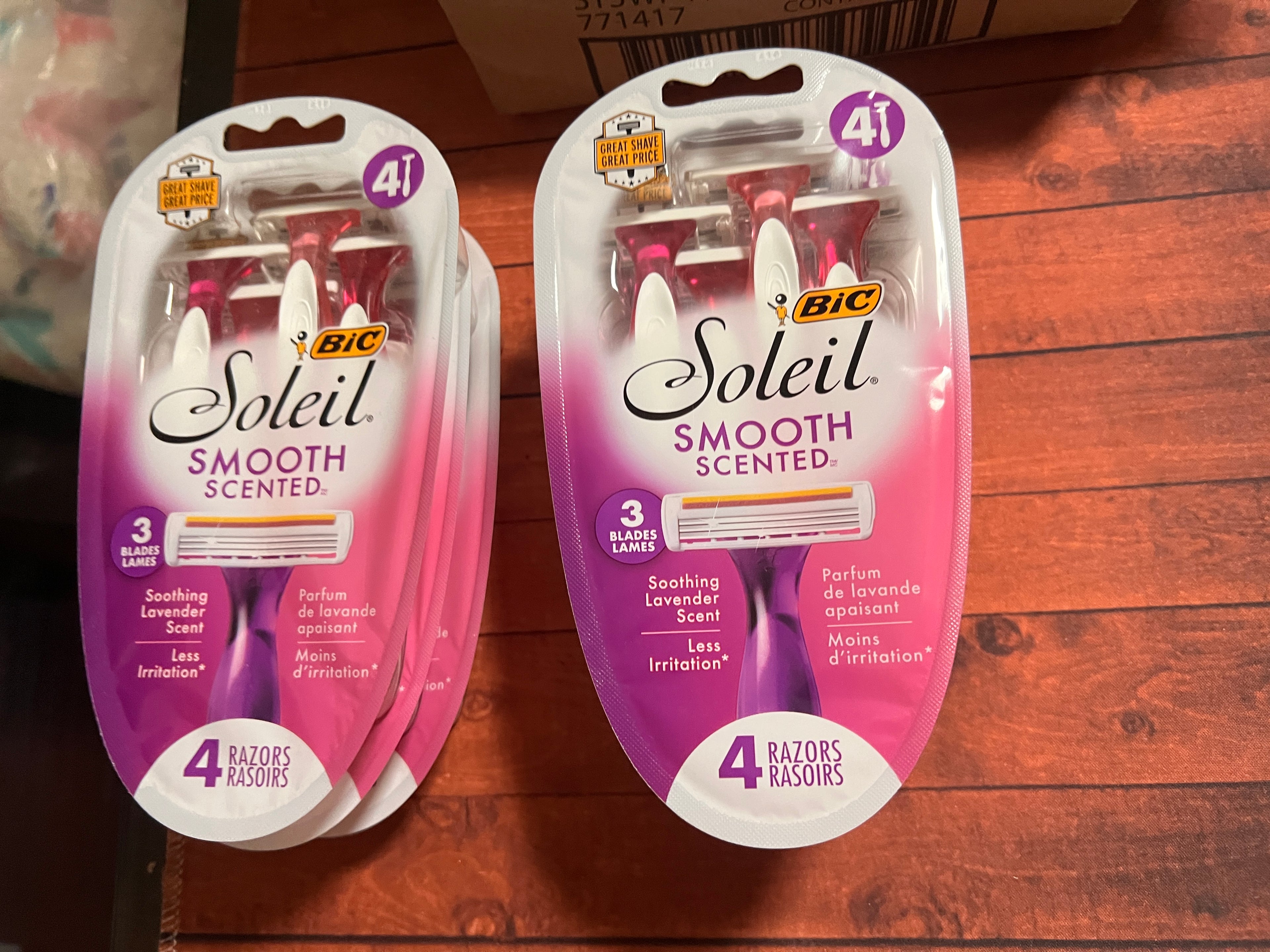 BIC Soleil Twilight Disposable Razor, Women, 4-Count (Pack of 6)