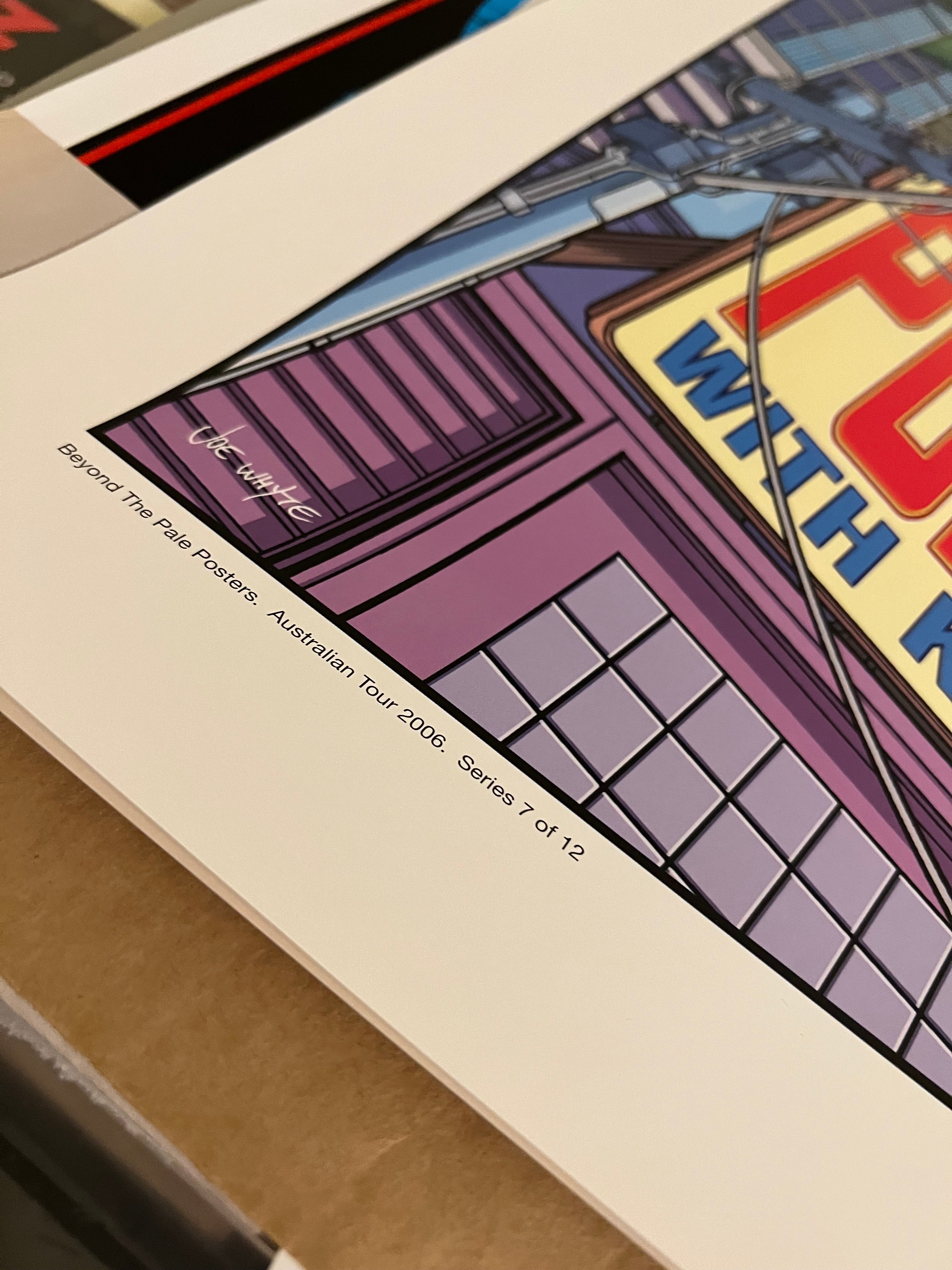 Joe Whyte Pearl Jam w Kings of Leon Nov 16 2006 Rod Laver Arena Poster 18x26!