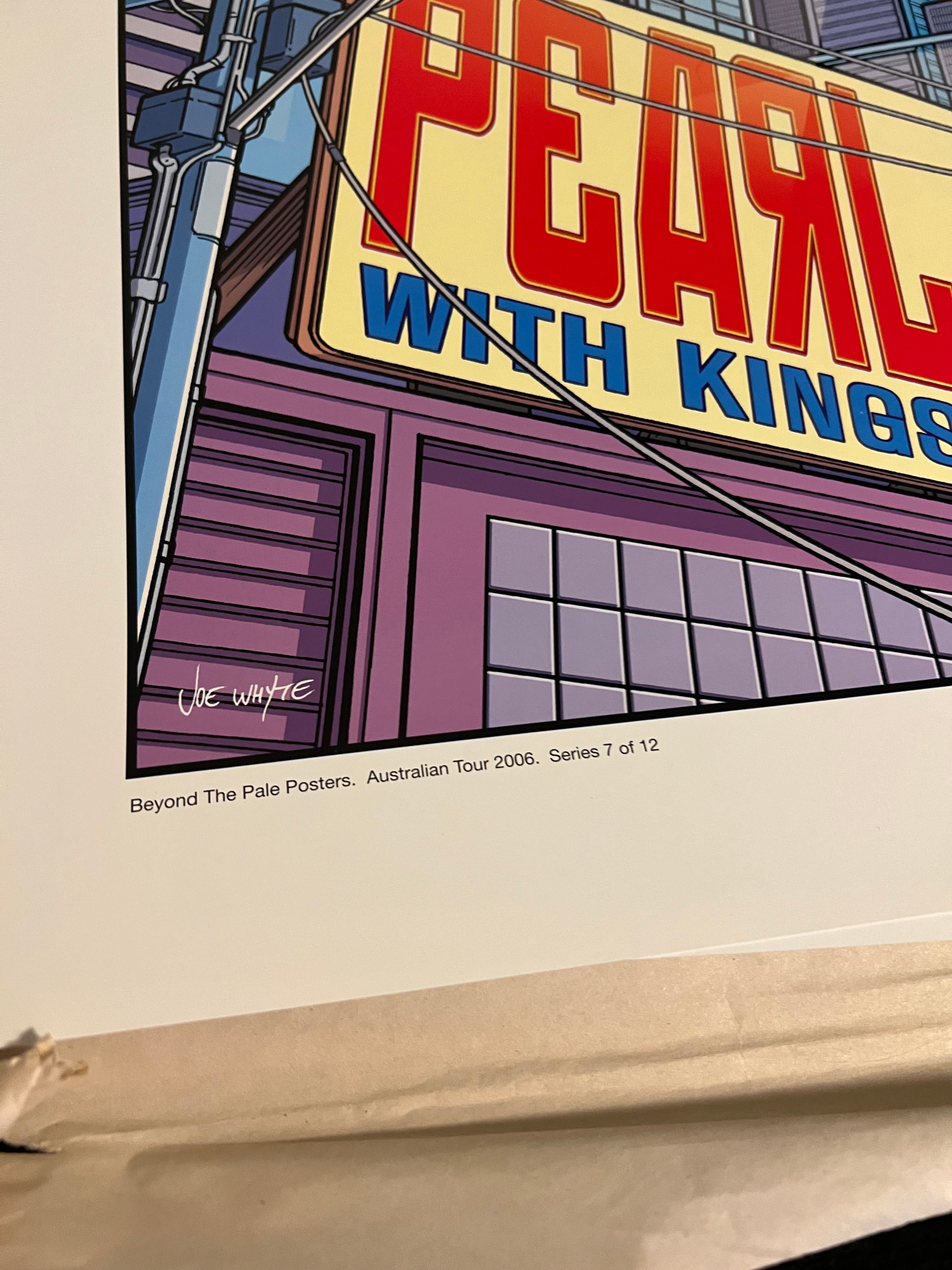 Joe Whyte Pearl Jam w Kings of Leon Nov 16 2006 Rod Laver Arena Poster 18x26!