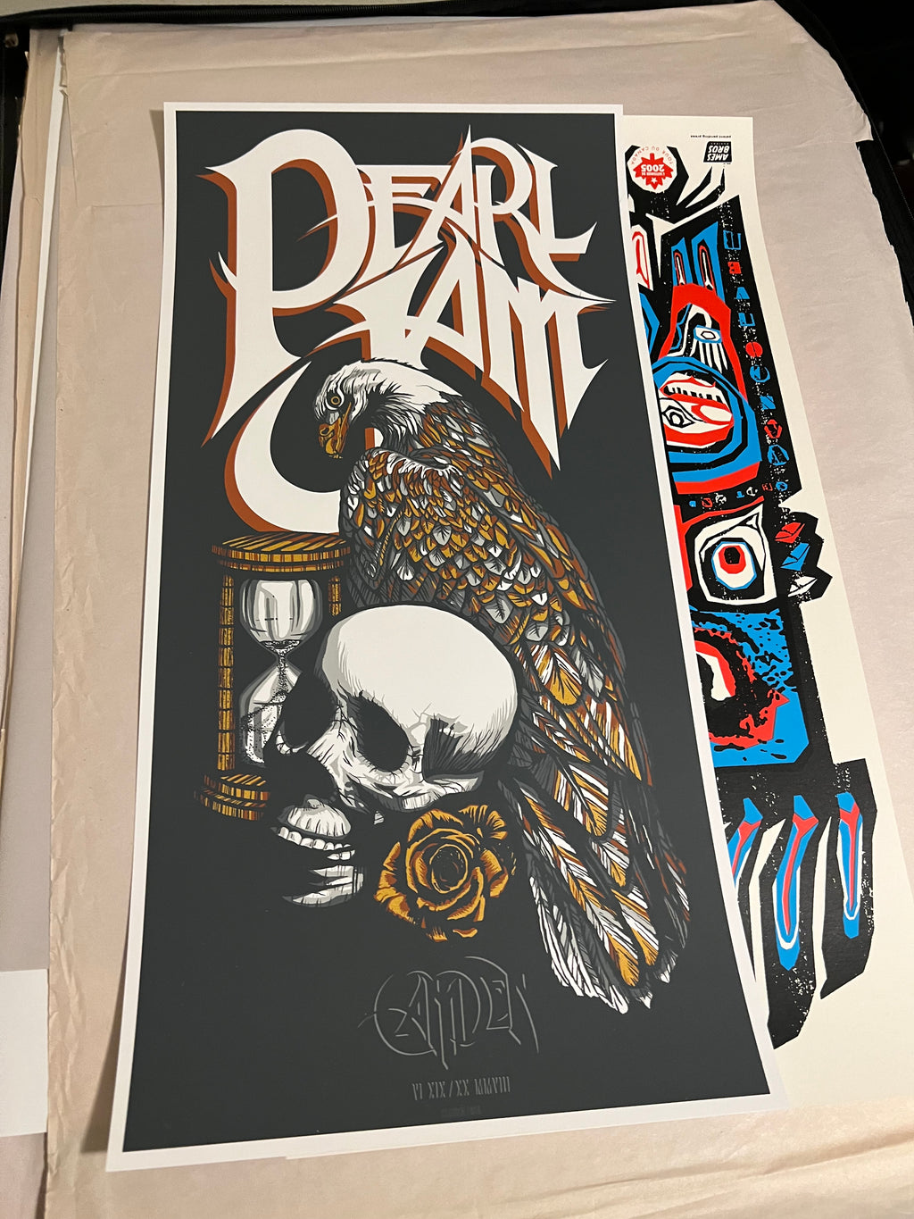 Pearl Jam Soundgarden June 19th 2008 Camden Klausen 12x24 Poster!