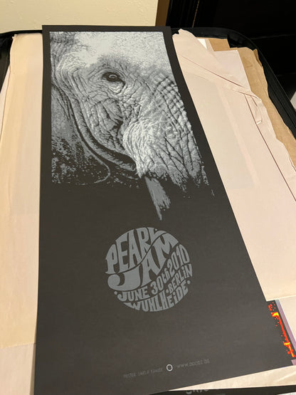 PEARL JAM BERLIN 2010 LARS P. KRAUSE Poster 12x30!