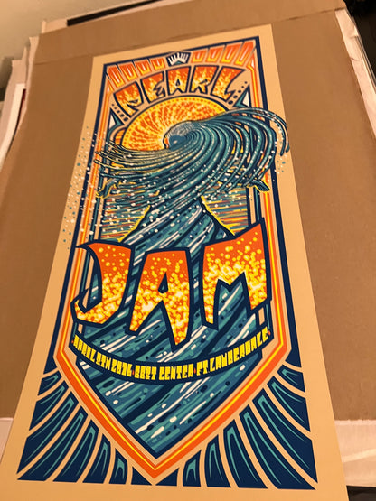 Pearl Jam April 8th 2016 bb&t center ft lauderale Poster 12x26!