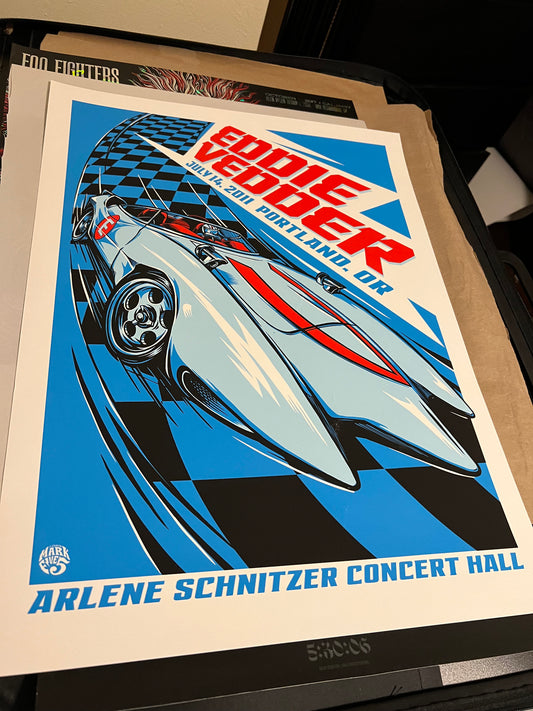 Eddie Vedder Mark5 Arlene Schnitzer July 14 2011 portland Poster 18x26!