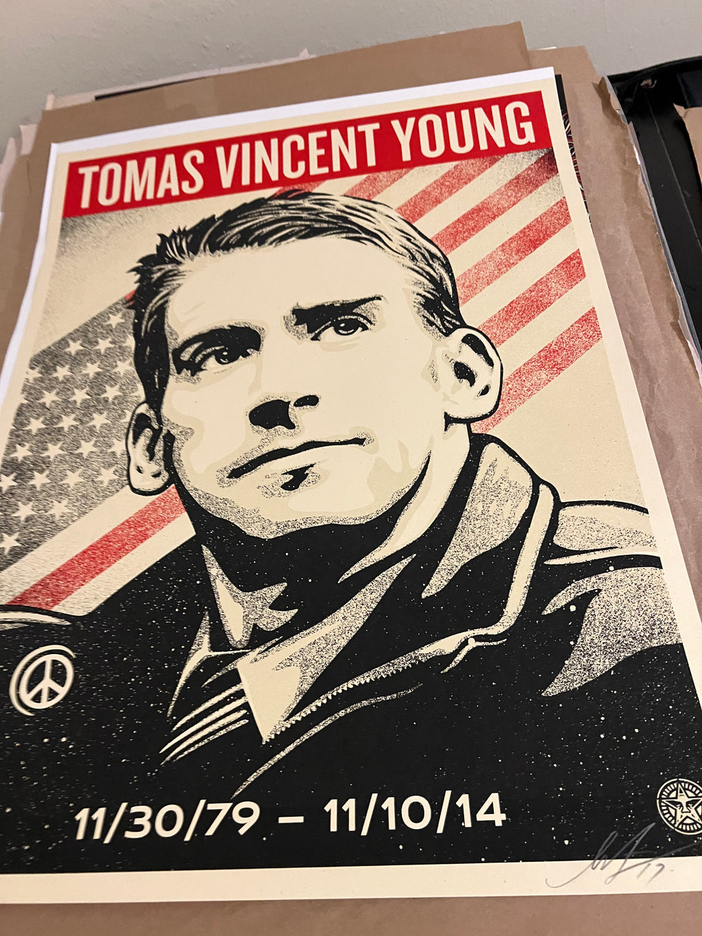 Tomas Vincent Young  2014 poster SIGNED SN! #118/200!
