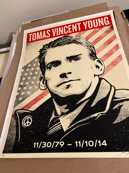 Thomas Vincent Young  2014 poster SIGNED SN! #118/200!