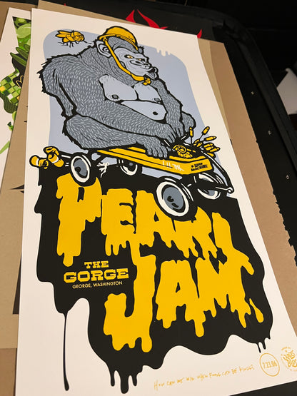 PEARL JAM GEORGE 2006 AMES BROS Poster 14x27!