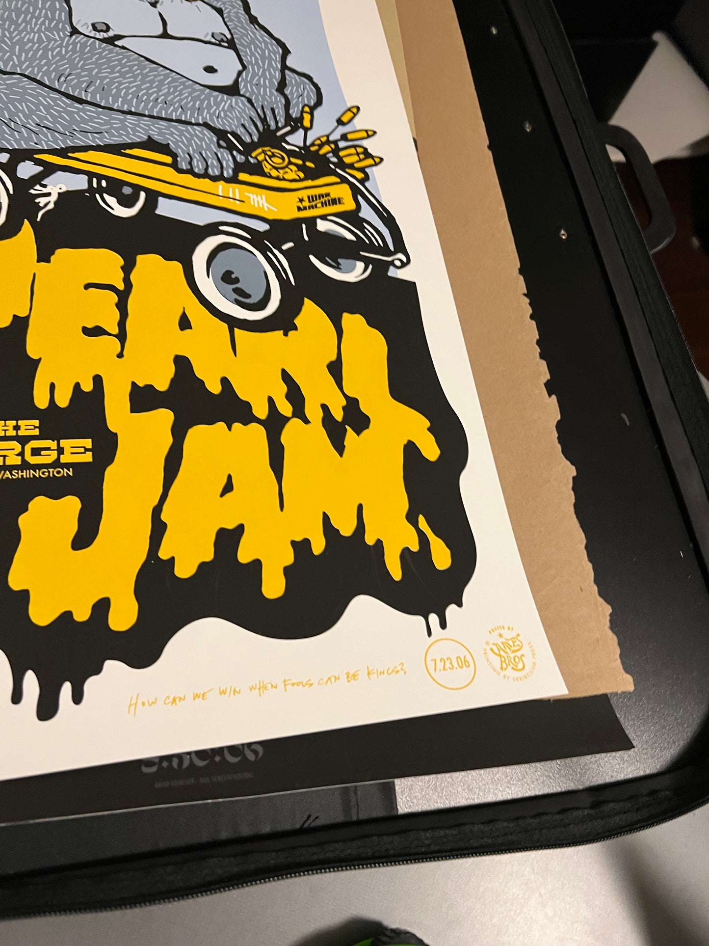 PEARL JAM GEORGE 2006 AMES BROS Poster 14x27!