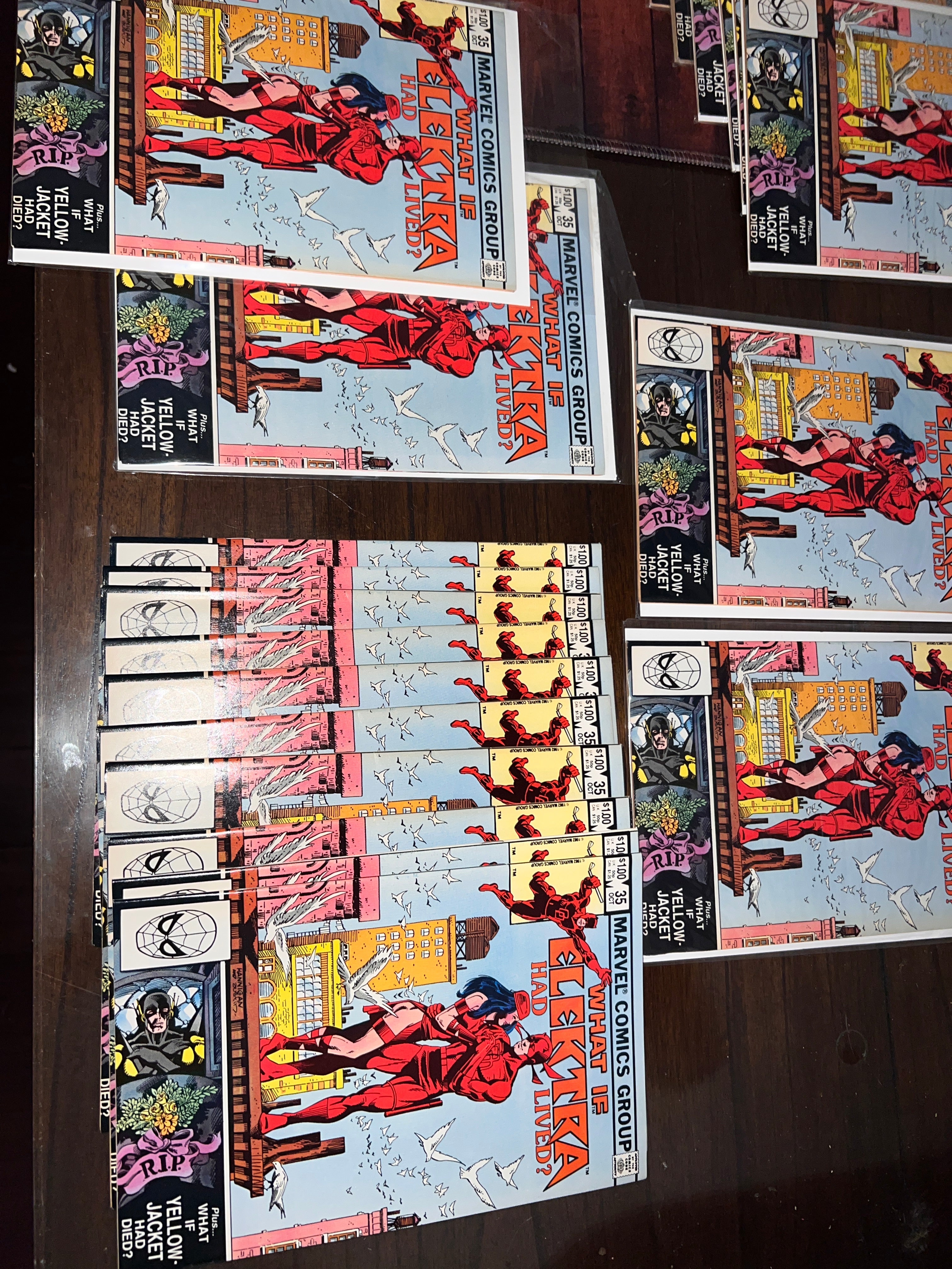 Daredevil Comic Book What if Elektra Had Lived Bundle x27 total! 1982