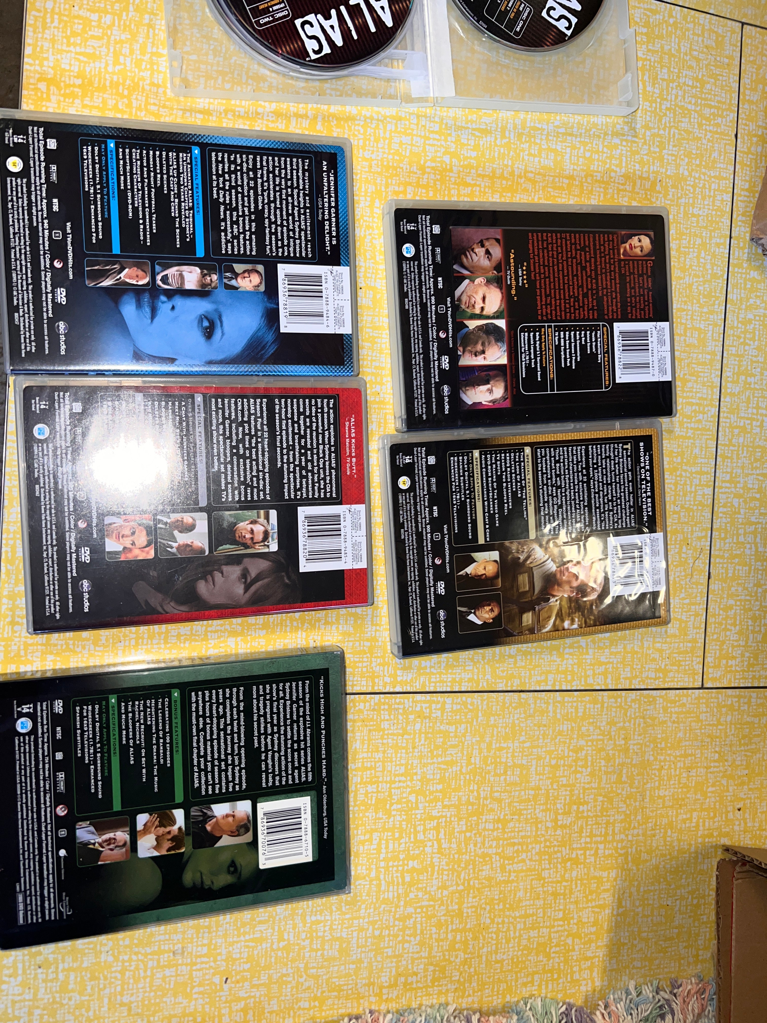 A.L.I.A.S. ALIAS DVD Bundle Seasons 1-5 Complete!