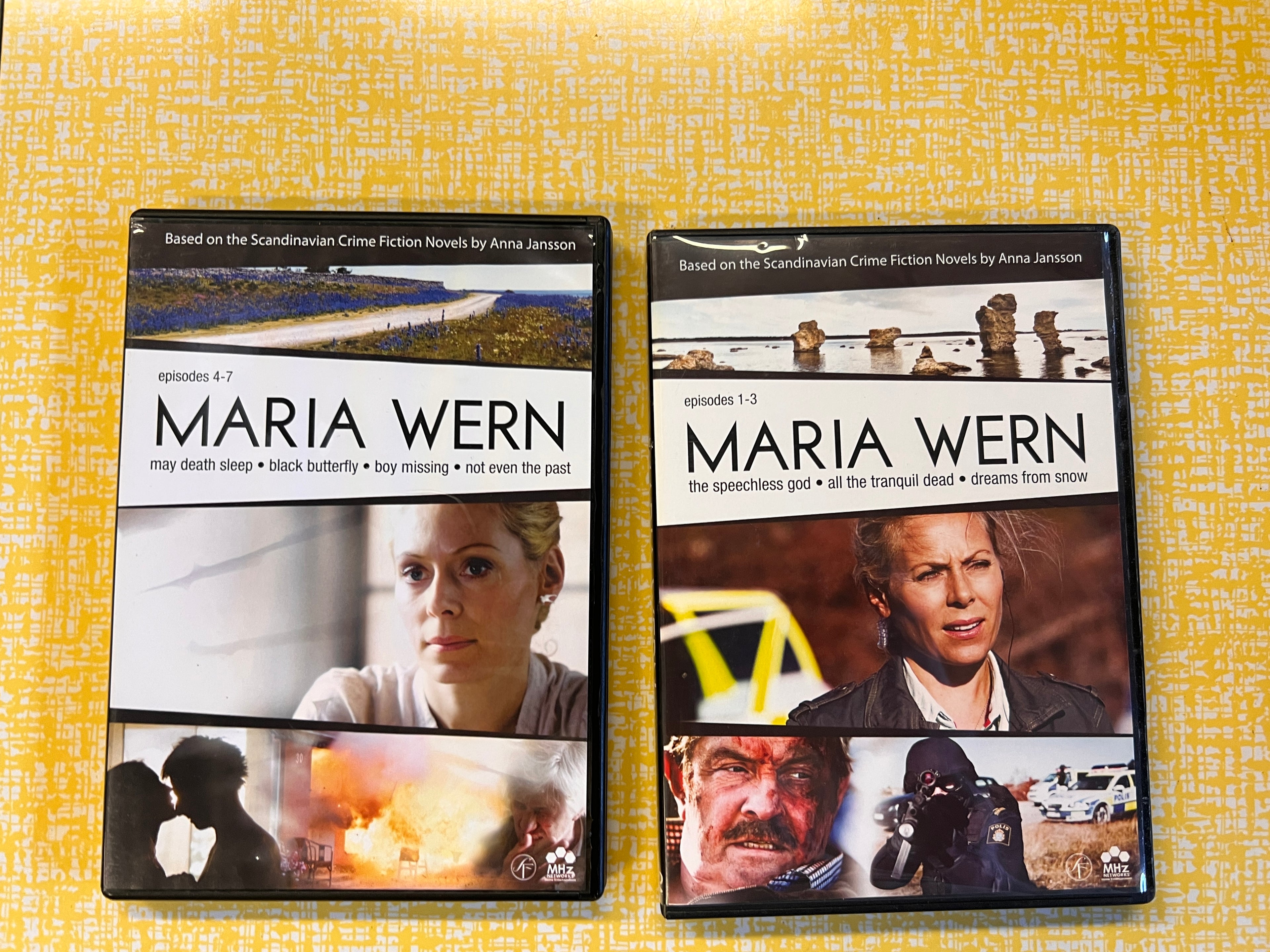 Maria Wern Episodes 1-7 DVD Bundle rare OOP