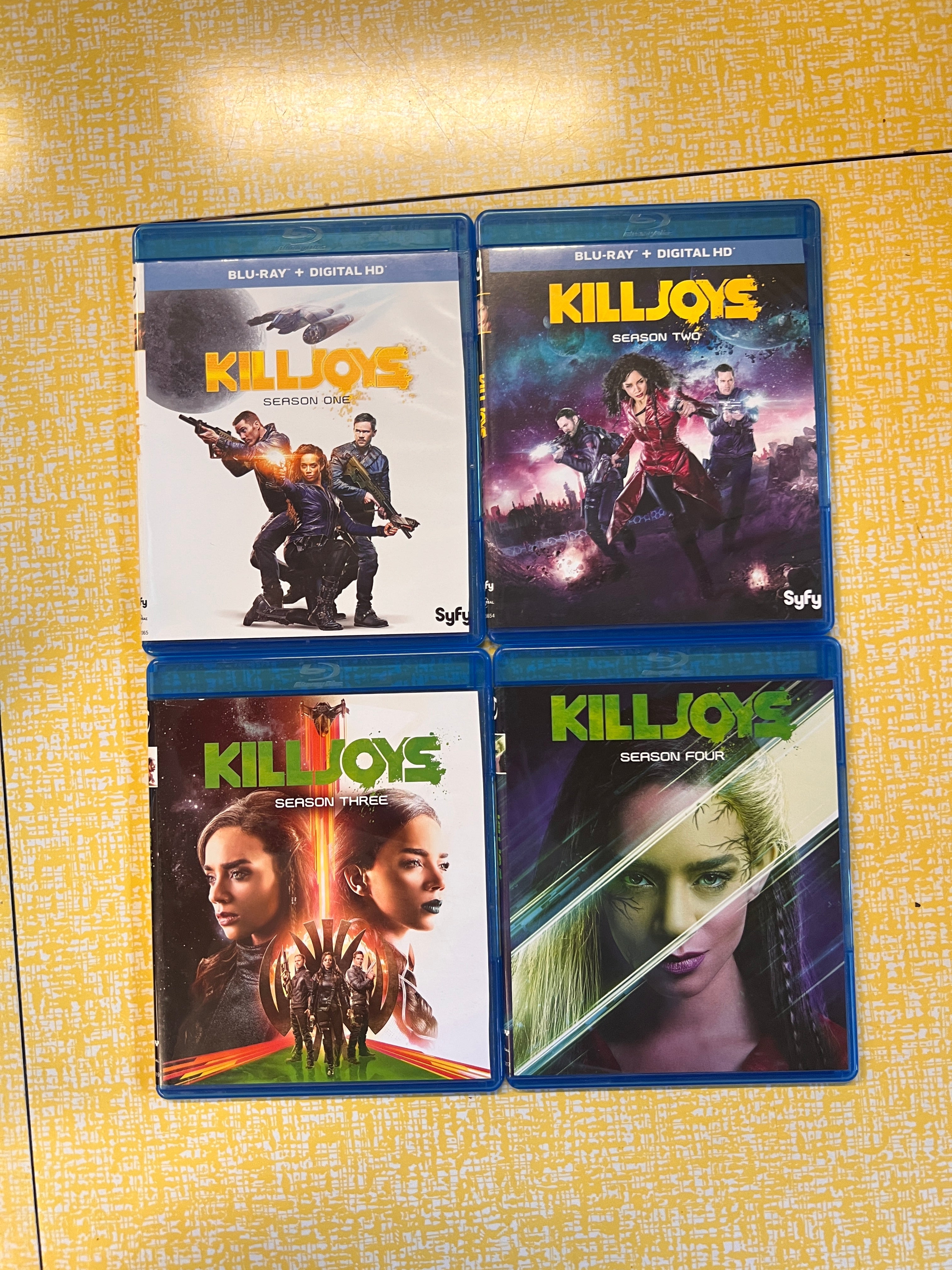 Killjoys Season 1-4 Bluray