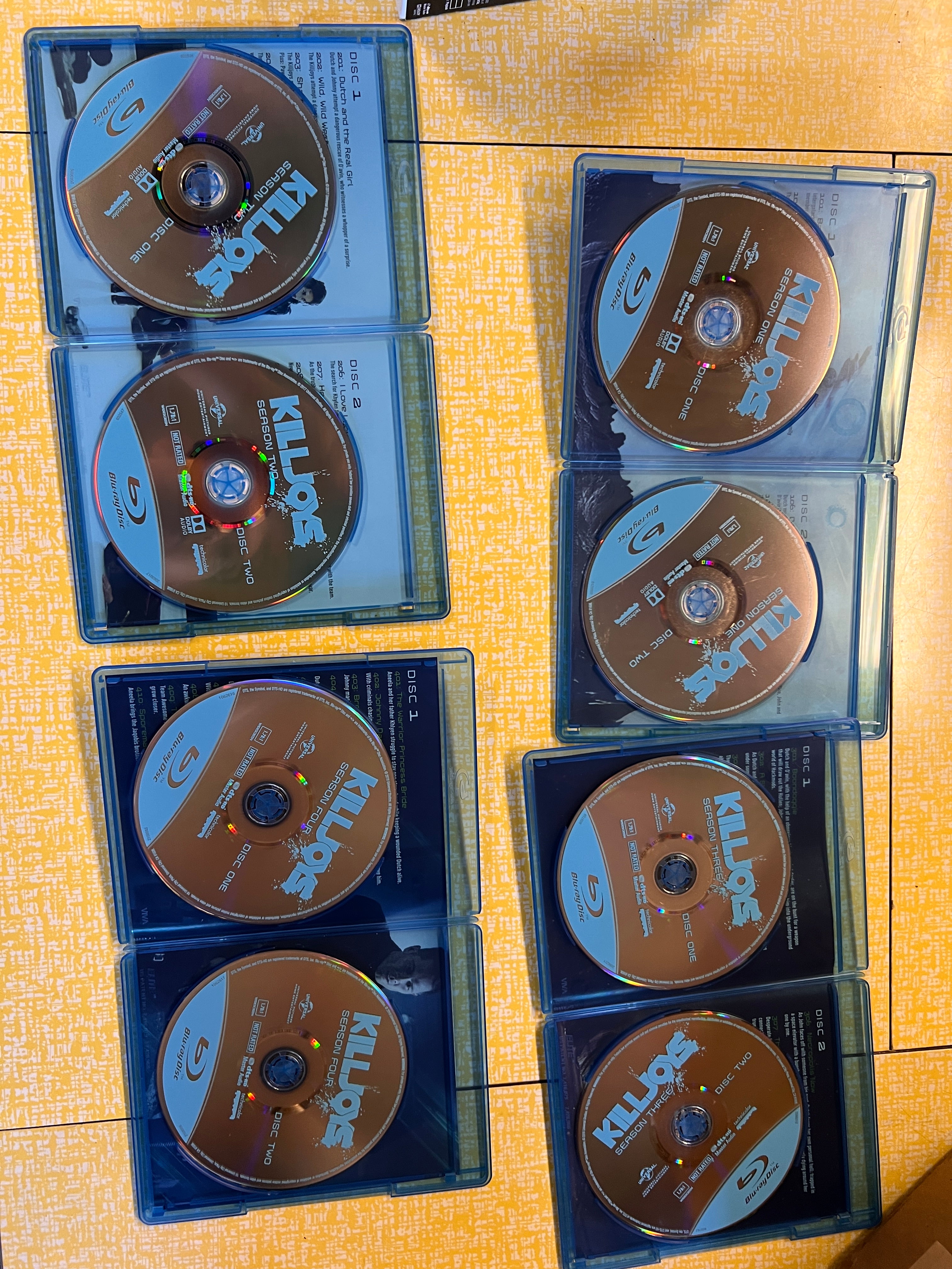 Killjoys Season 1-4 Bluray