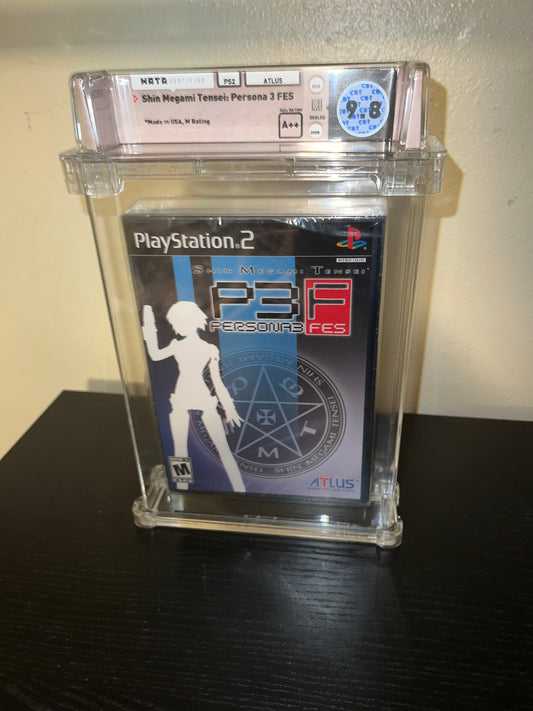 Shin Megami Tensei Persona 3 FES WATA GRADED 9.8 A++ Playstation 2!  NEW!