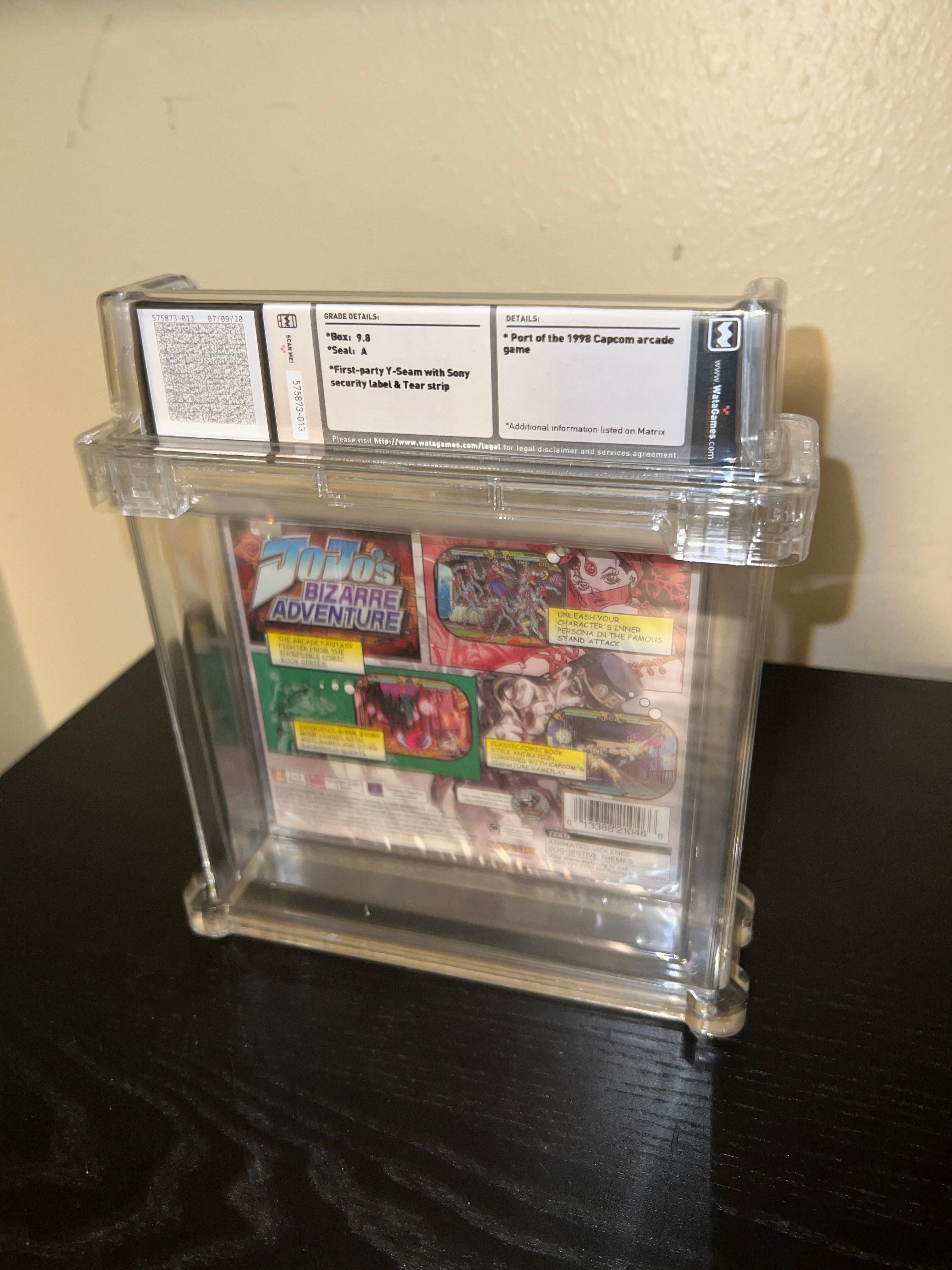 JoJo's Bizarre Adventure Playstation 1 PS1 NEW GRADED SEALED 9.8 A!