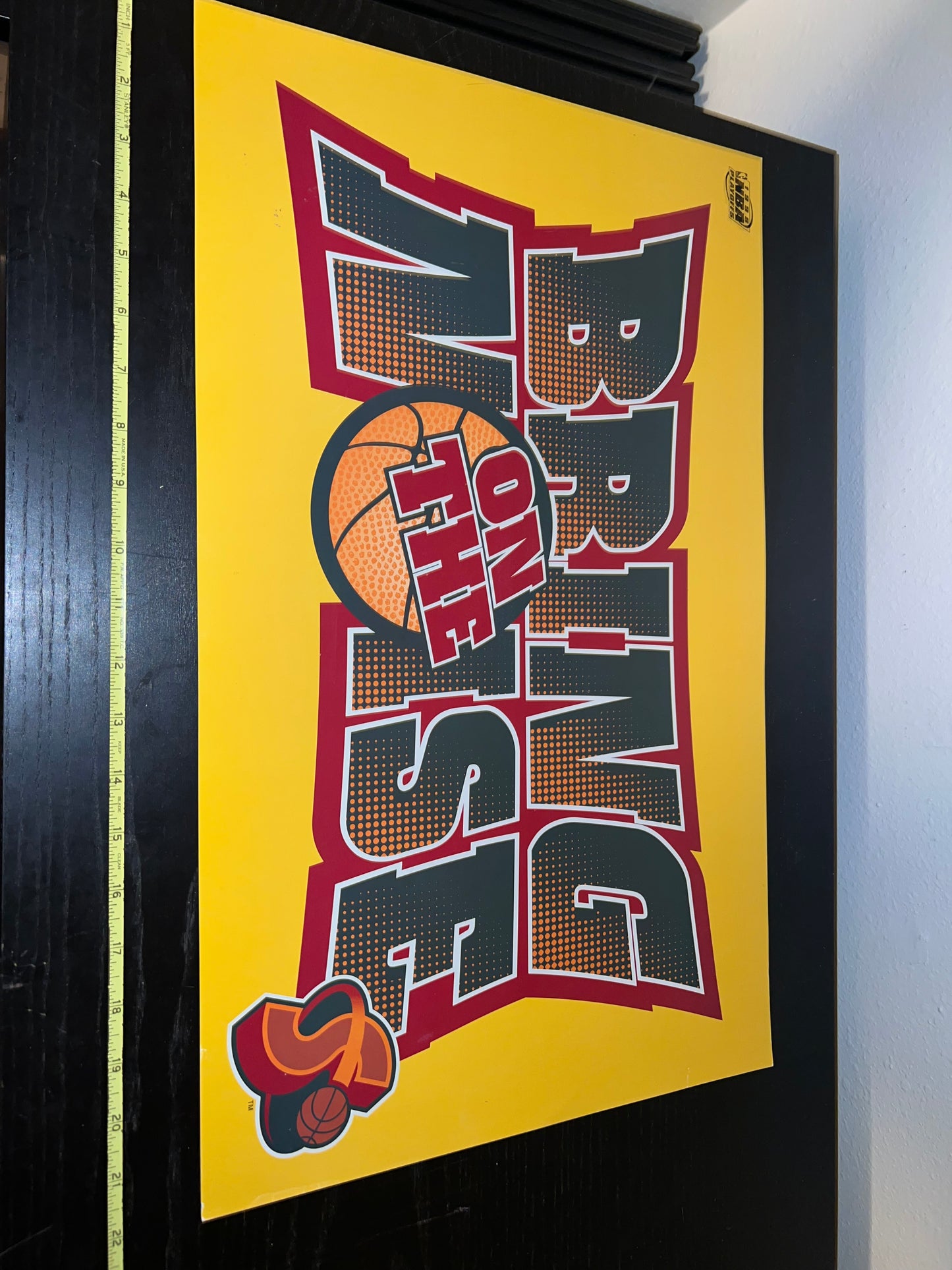 Bring on the Noise Seattle Supersonics Vintage Poster Original 21x13!