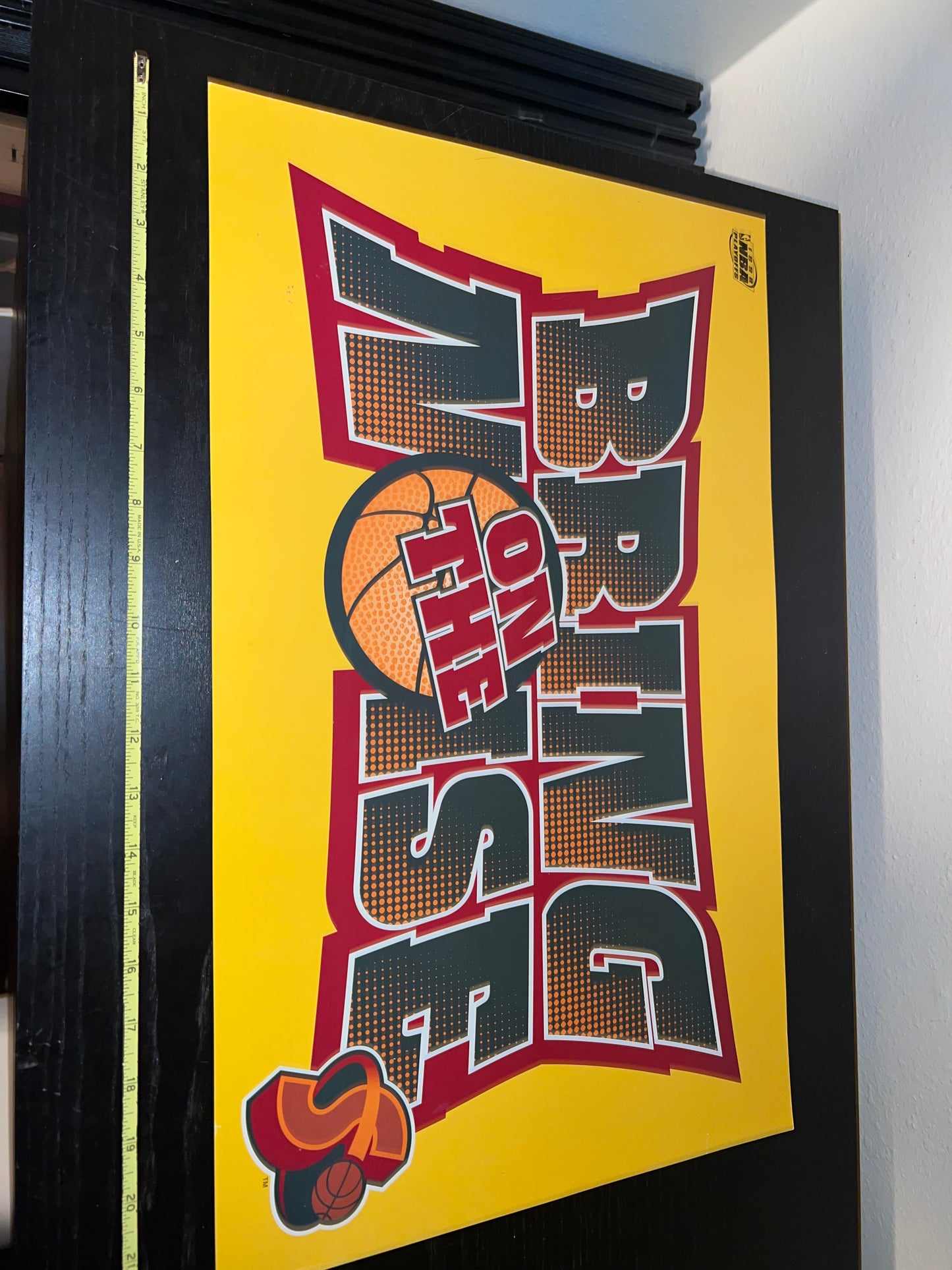 Bring on the Noise Seattle Supersonics Vintage Poster Original 21x13!