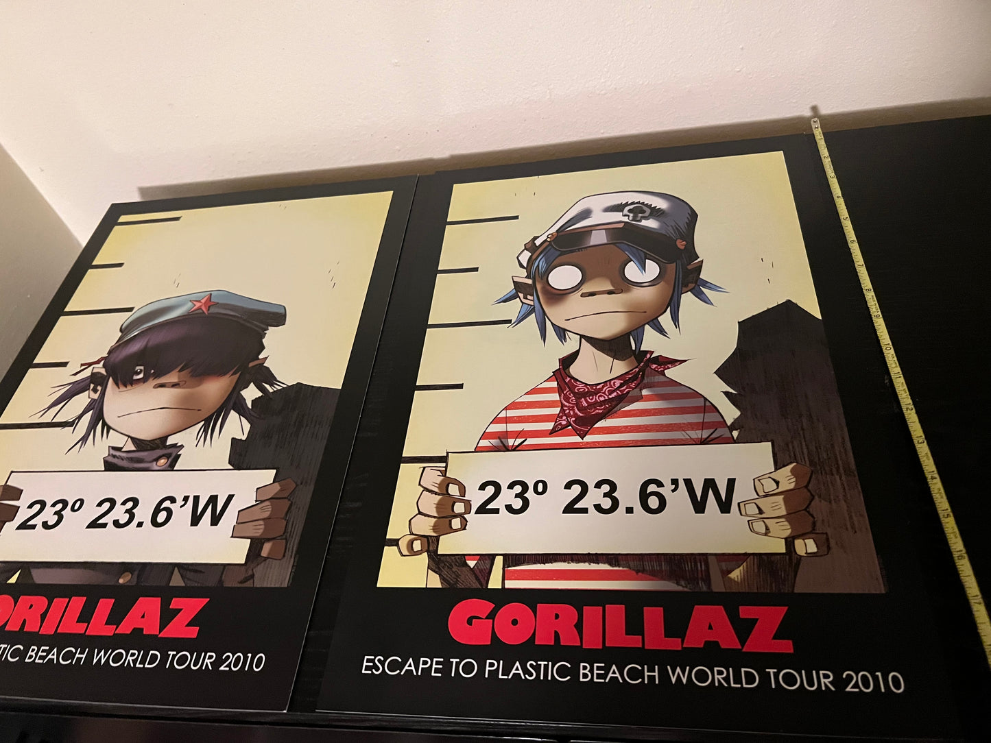 Gorillaz Escape to Plastic Beach World Tour 2010 5x Posters 19x13!