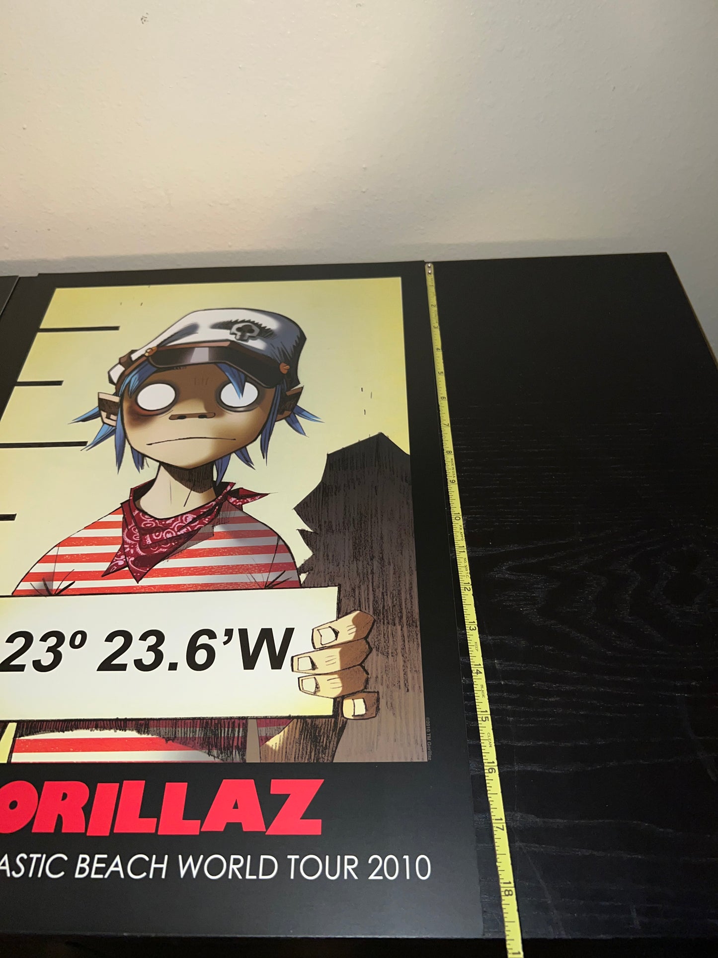 Gorillaz Escape to Plastic Beach World Tour 2010 5x Posters 19x13!