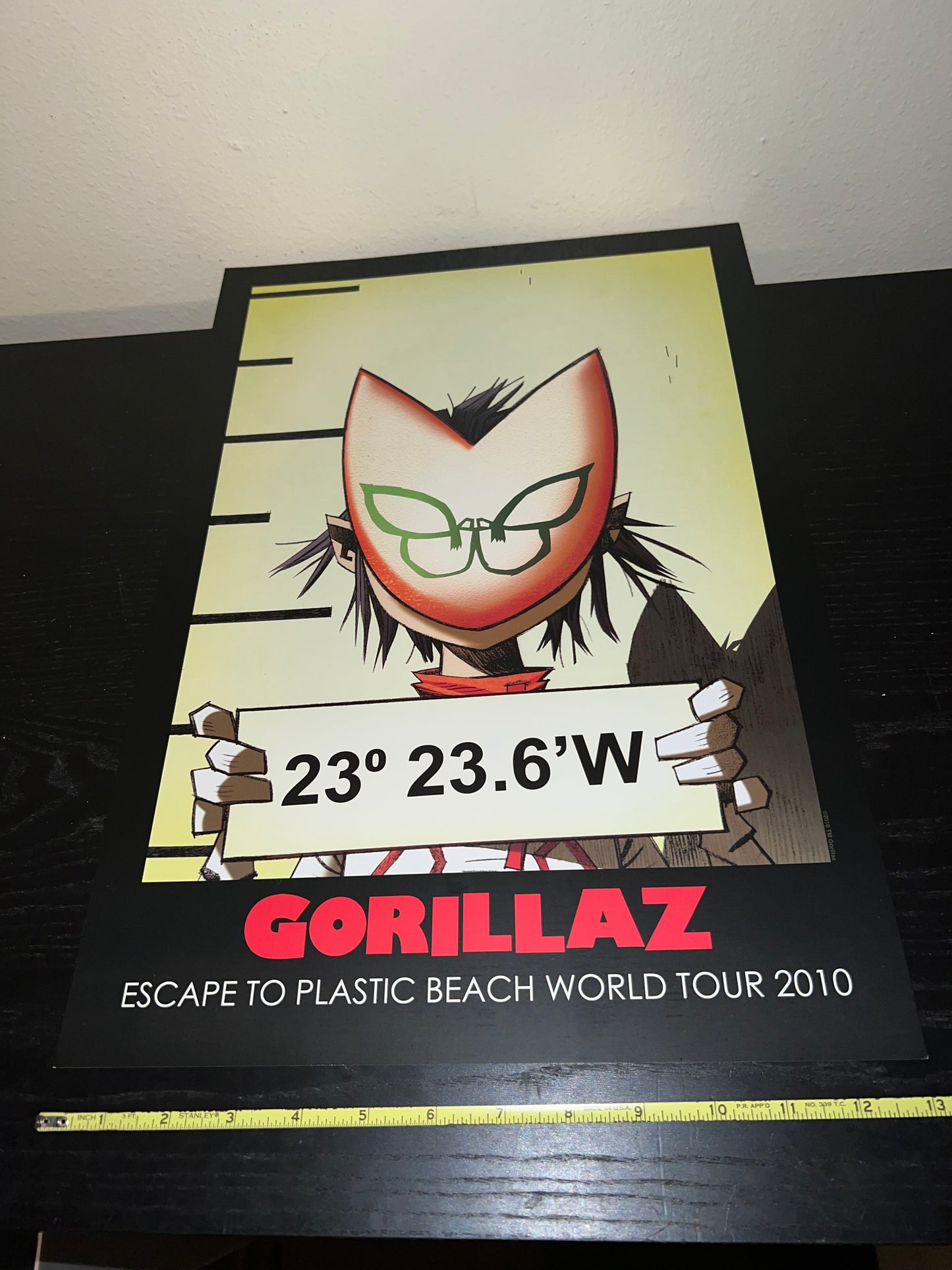 Gorillaz Escape to Plastic Beach World Tour 2010 5x Posters 19x13!