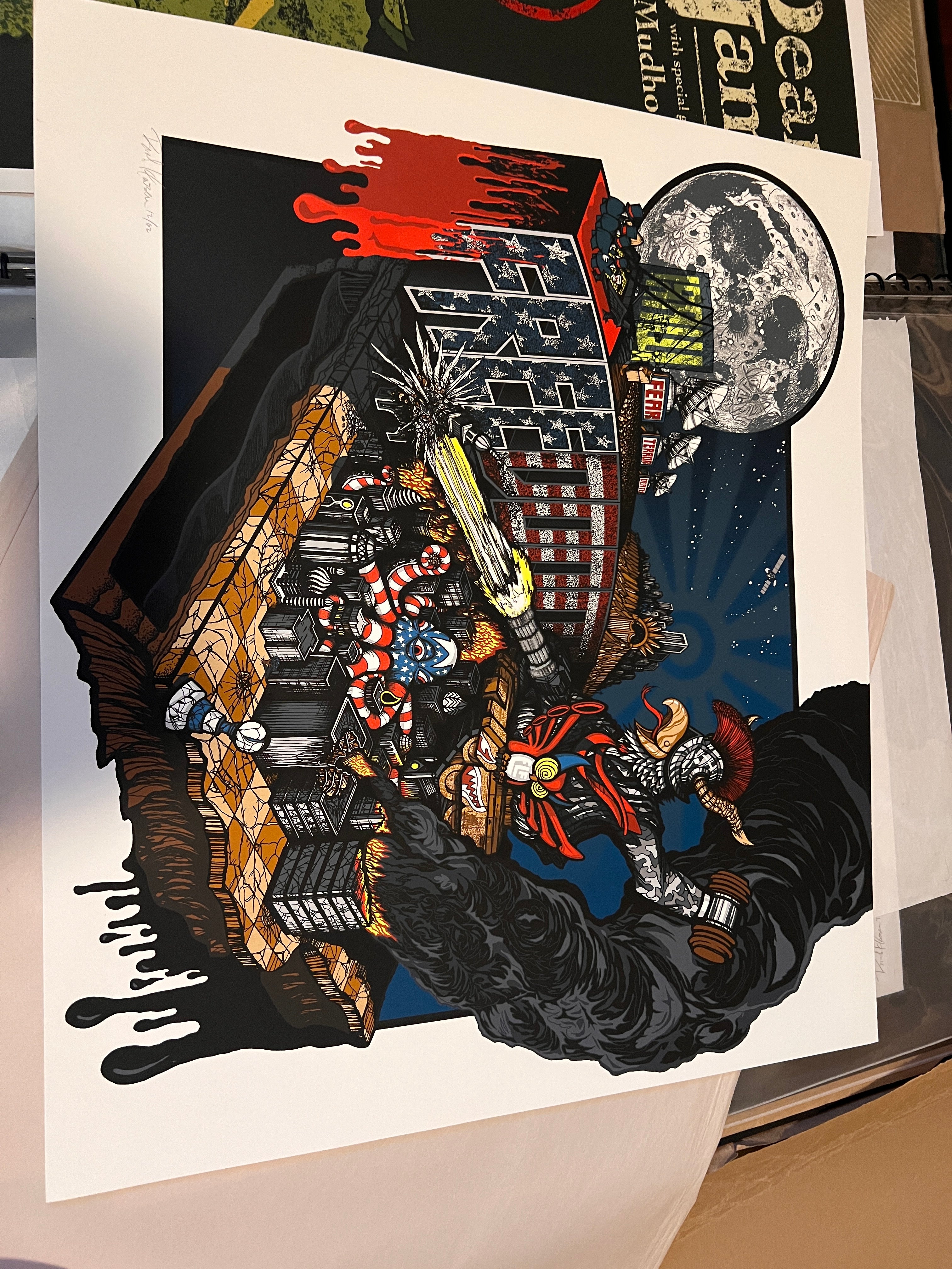 Brad Klausen Judge poster 12/62 signed