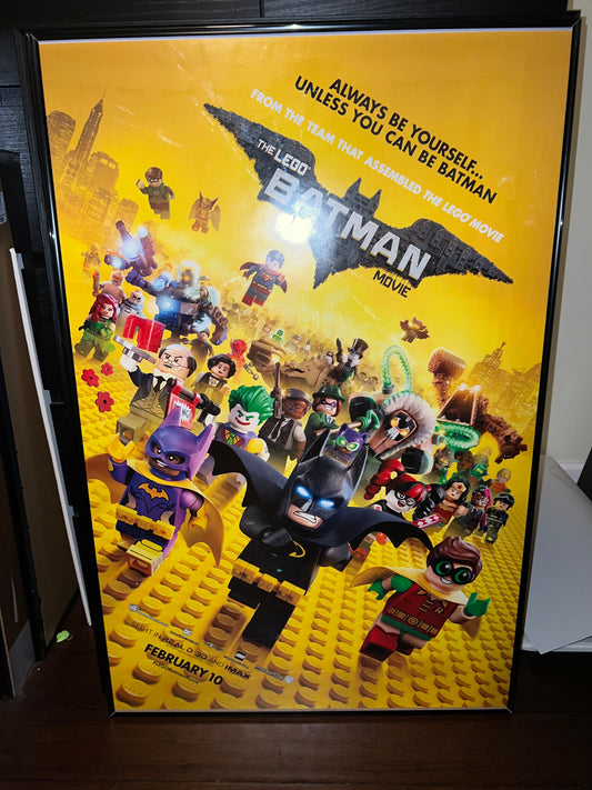 Lego Batman Movie 2017 27x40 Original Movie Poster Near Mint!