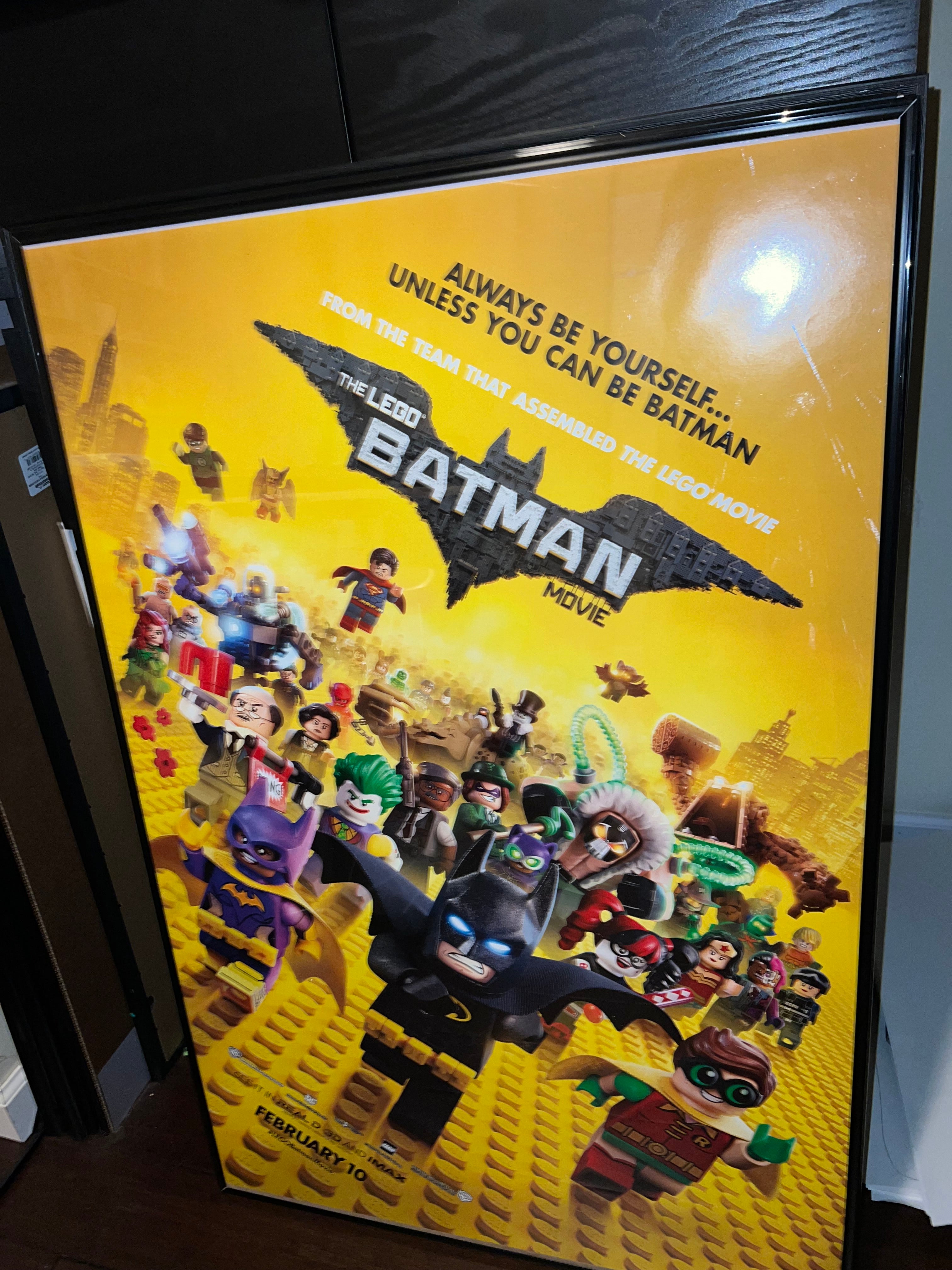 Lego Batman Movie 2017 27x40 Original Movie Poster Near Mint!