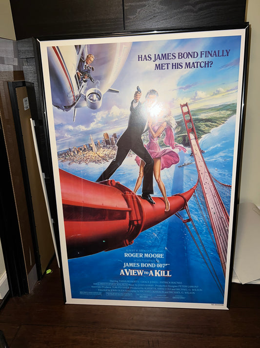 A View to a Kill United Artists 1985 Movie Poster Original 27x41!