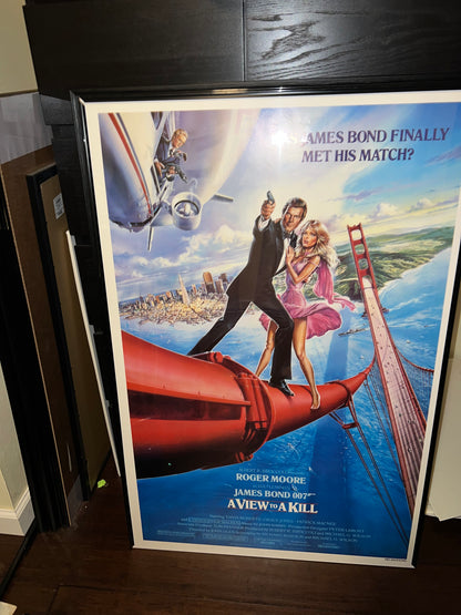 A View to a Kill United Artists 1985 Movie Poster Original 27x41!