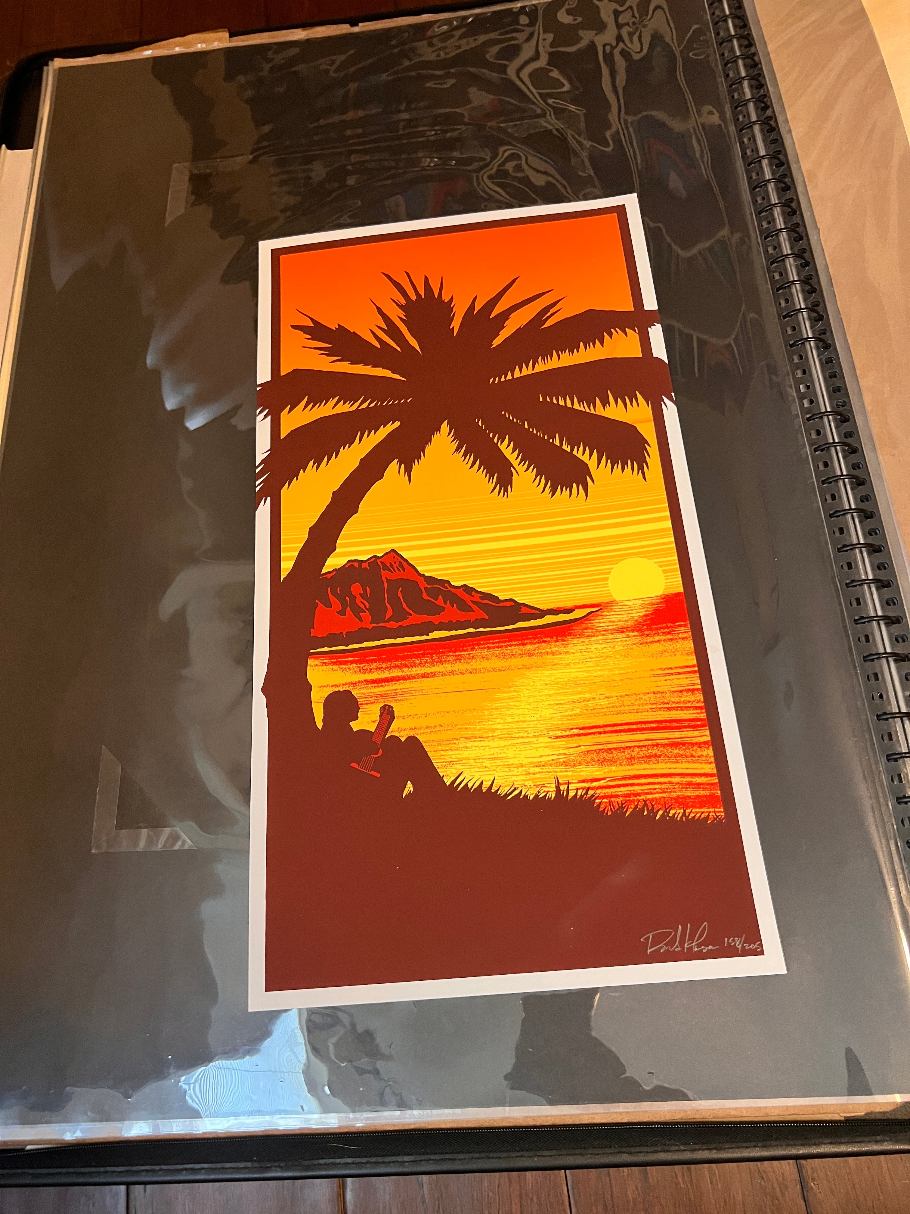 EDDIE VEDDER Rejected Poster Hawaii 2009 KLAUSEN SIGNED