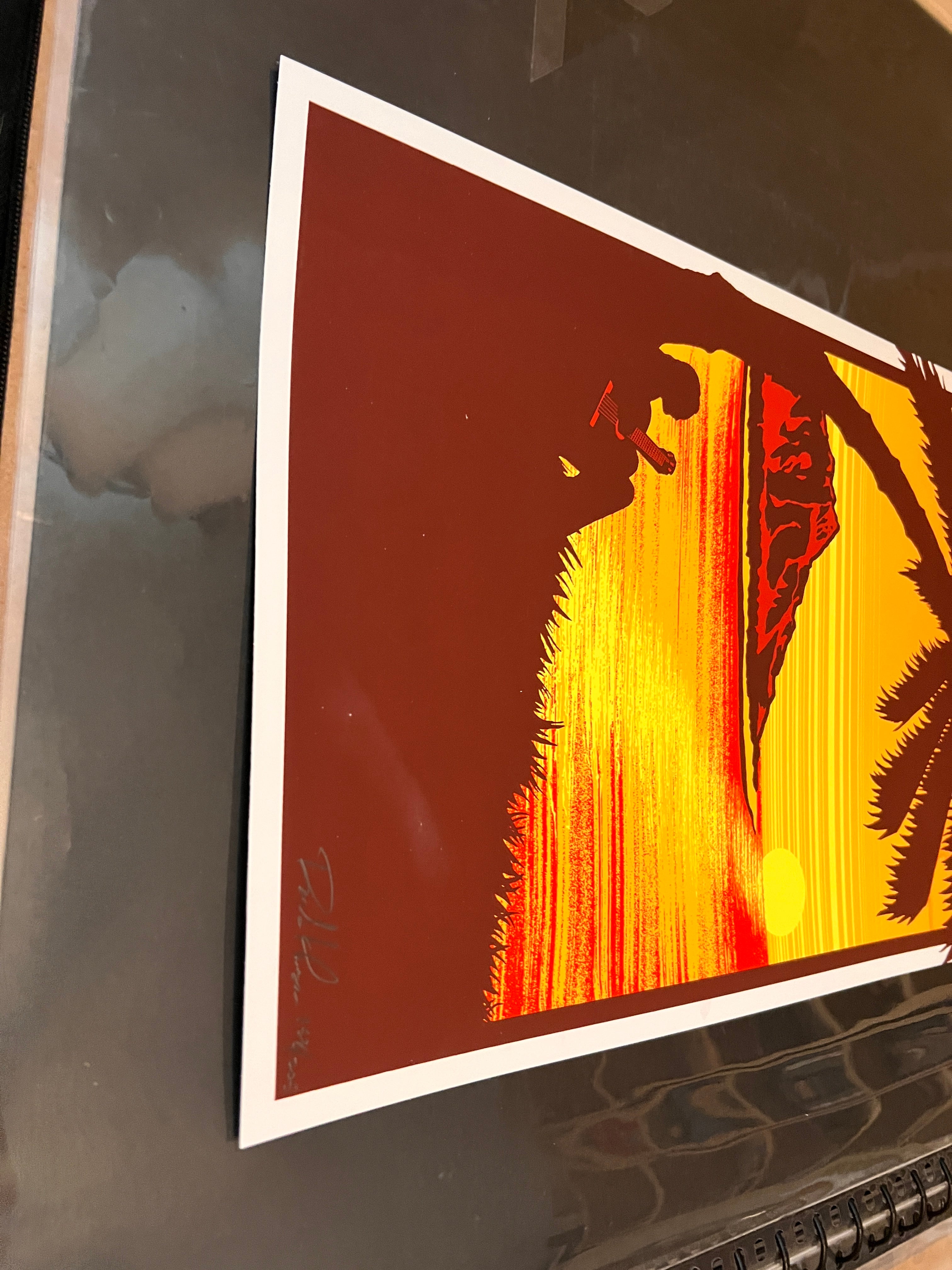 EDDIE VEDDER Rejected Poster Hawaii 2009 KLAUSEN SIGNED