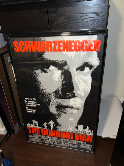 The Running Man 1987 27x40 Original Movie Poster!