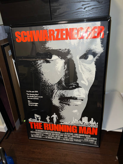 The Running Man 1987 27x40 Original Movie Poster!