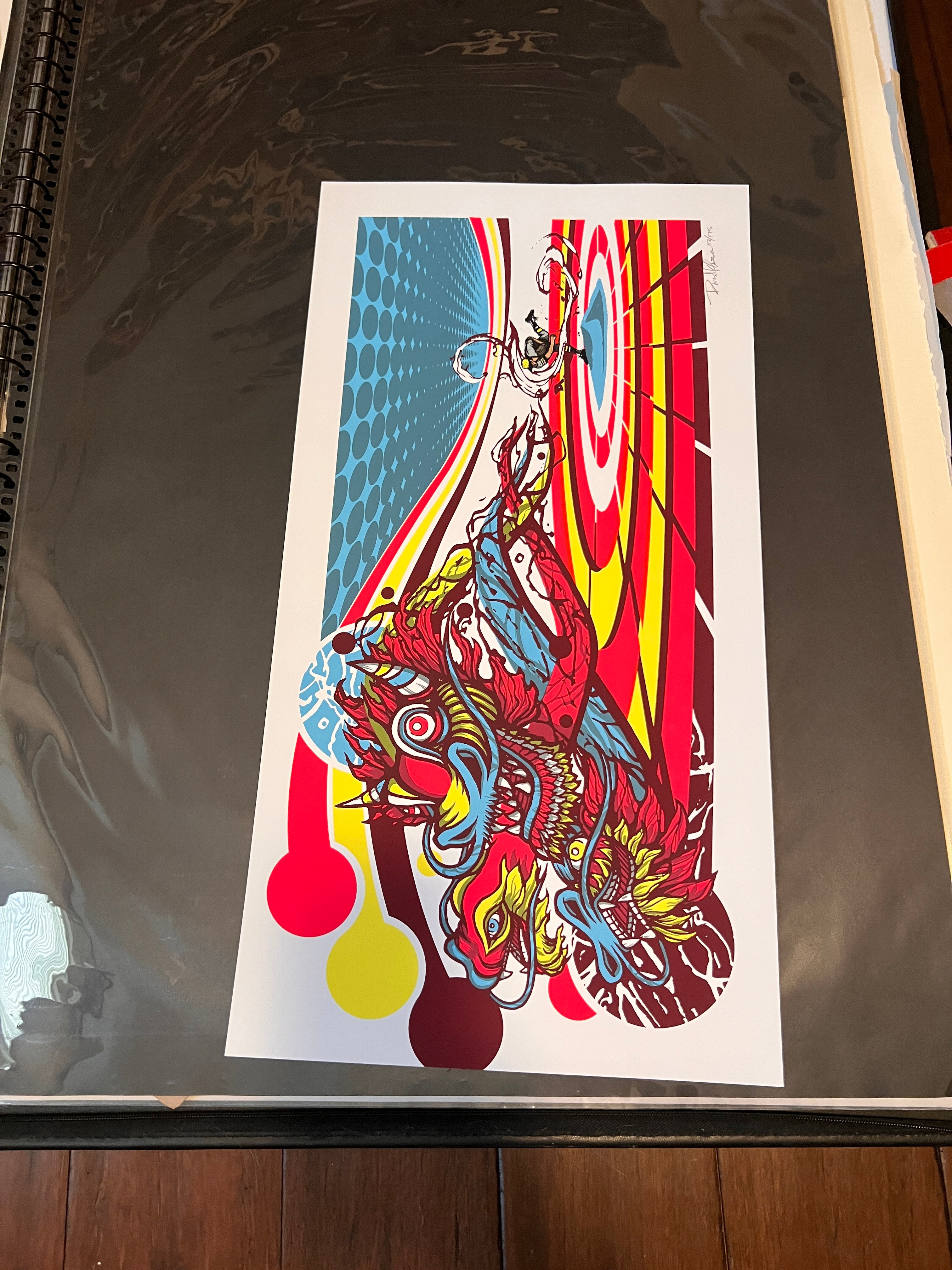 Brad Klausen MLB Dock Ellis No hitter Limited Poster SIGNED