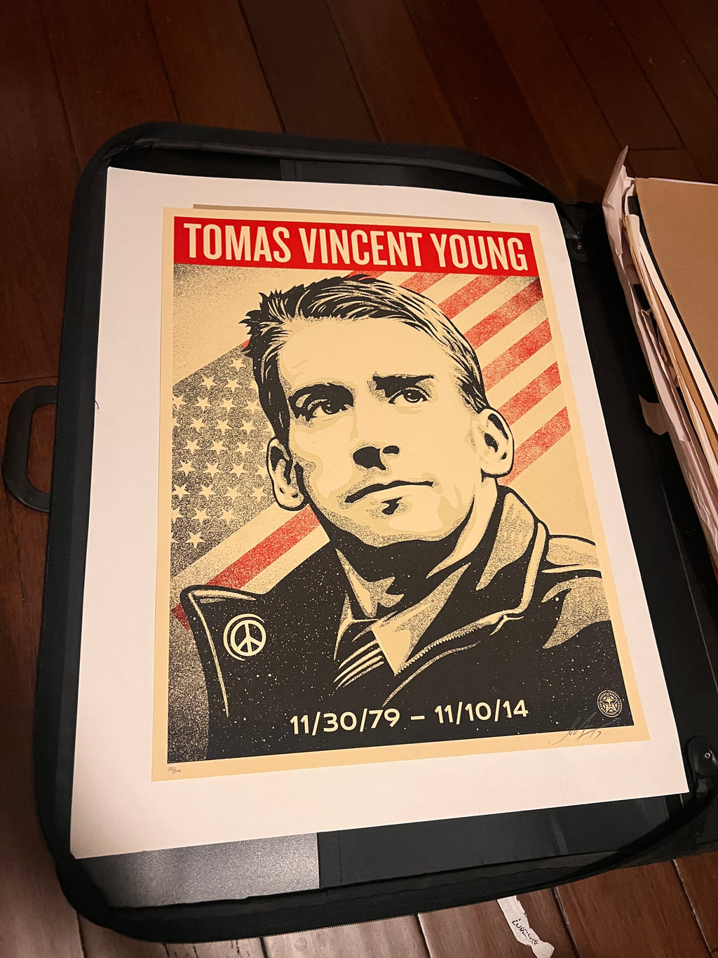 Tomas Vincent Young  2014 poster SIGNED SN! #118/200!