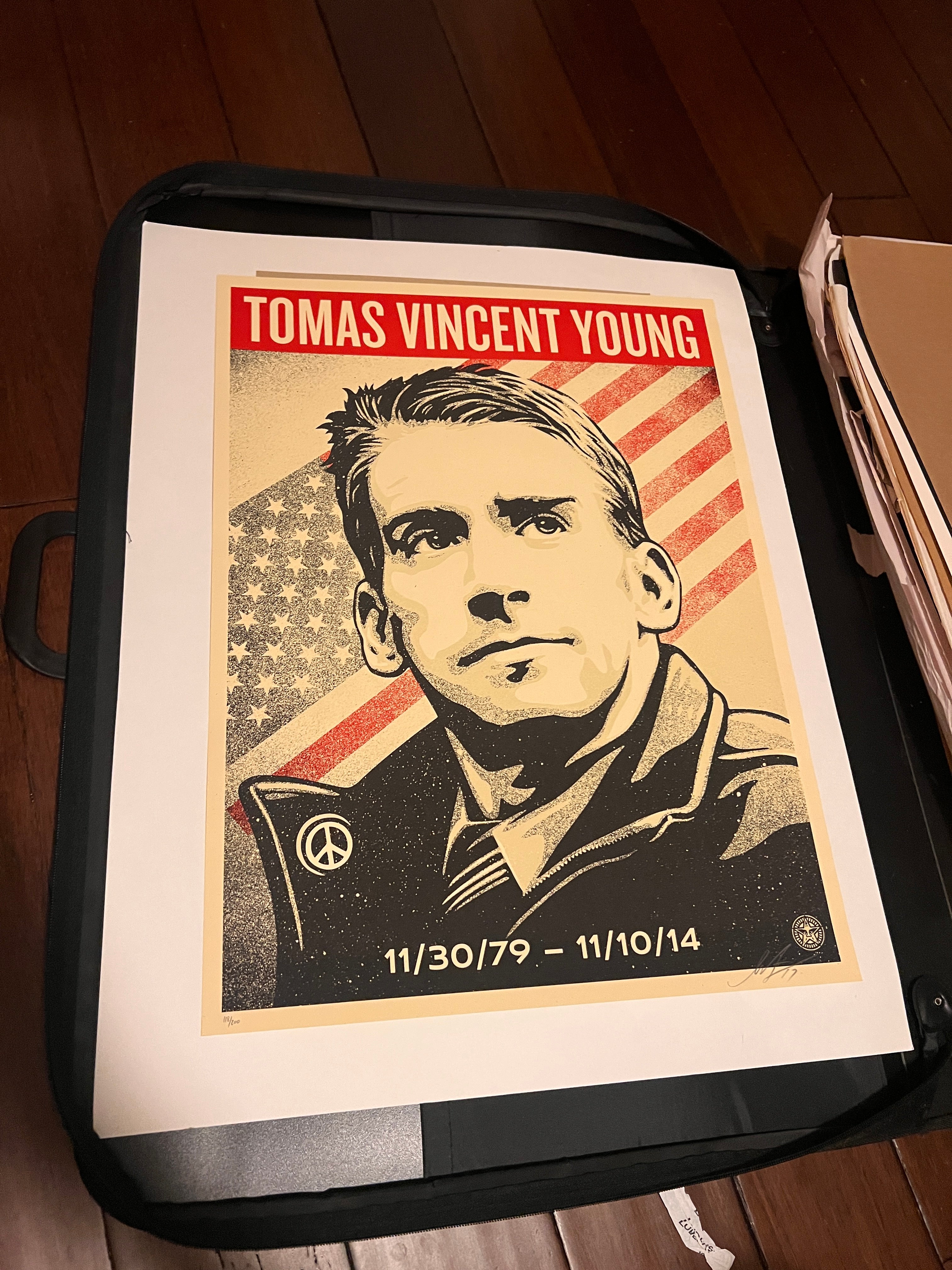 Tomas Vincent Young  2014 poster SIGNED SN! #118/200!
