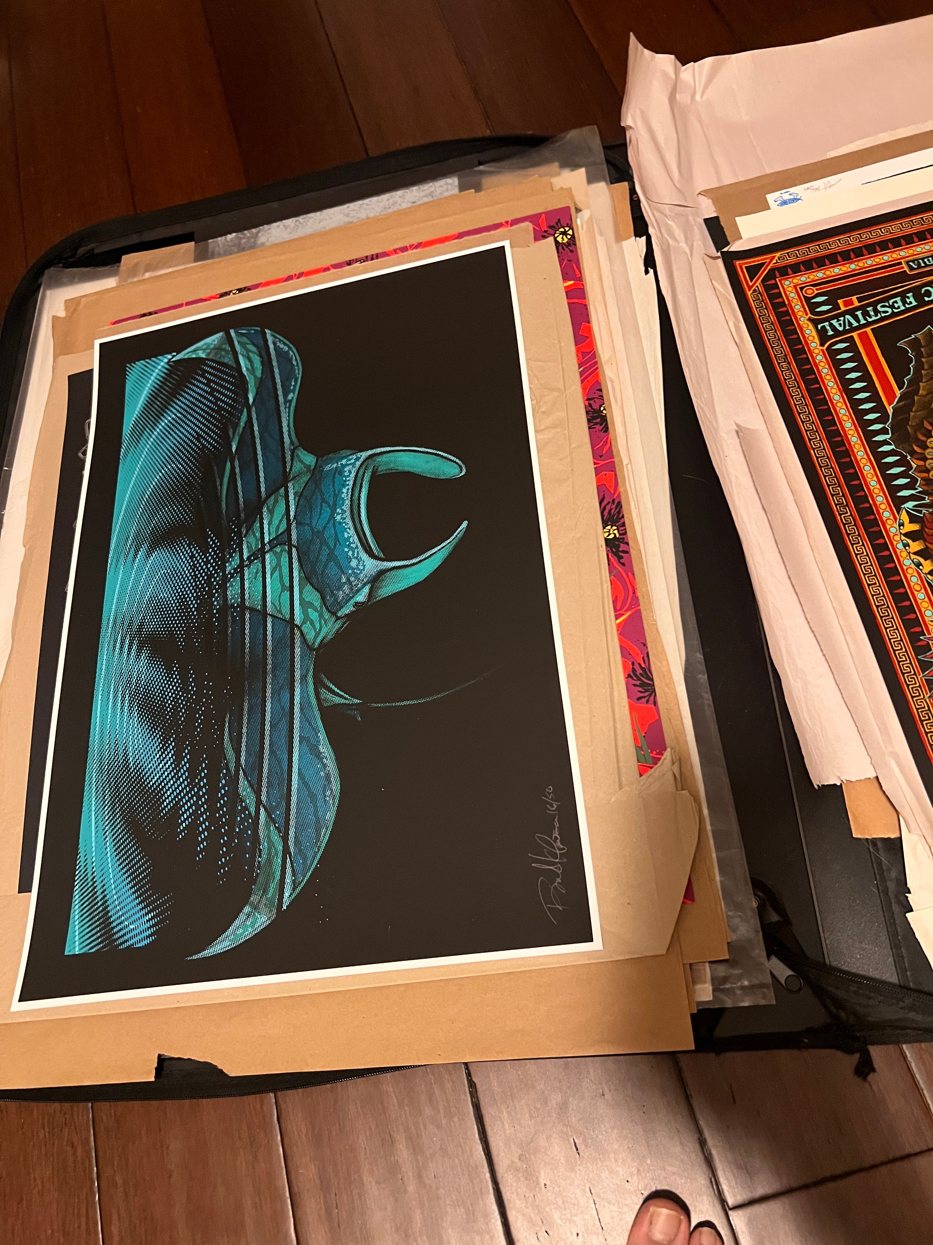 In the Moonlight Brad Klausen Signed Art Poster!