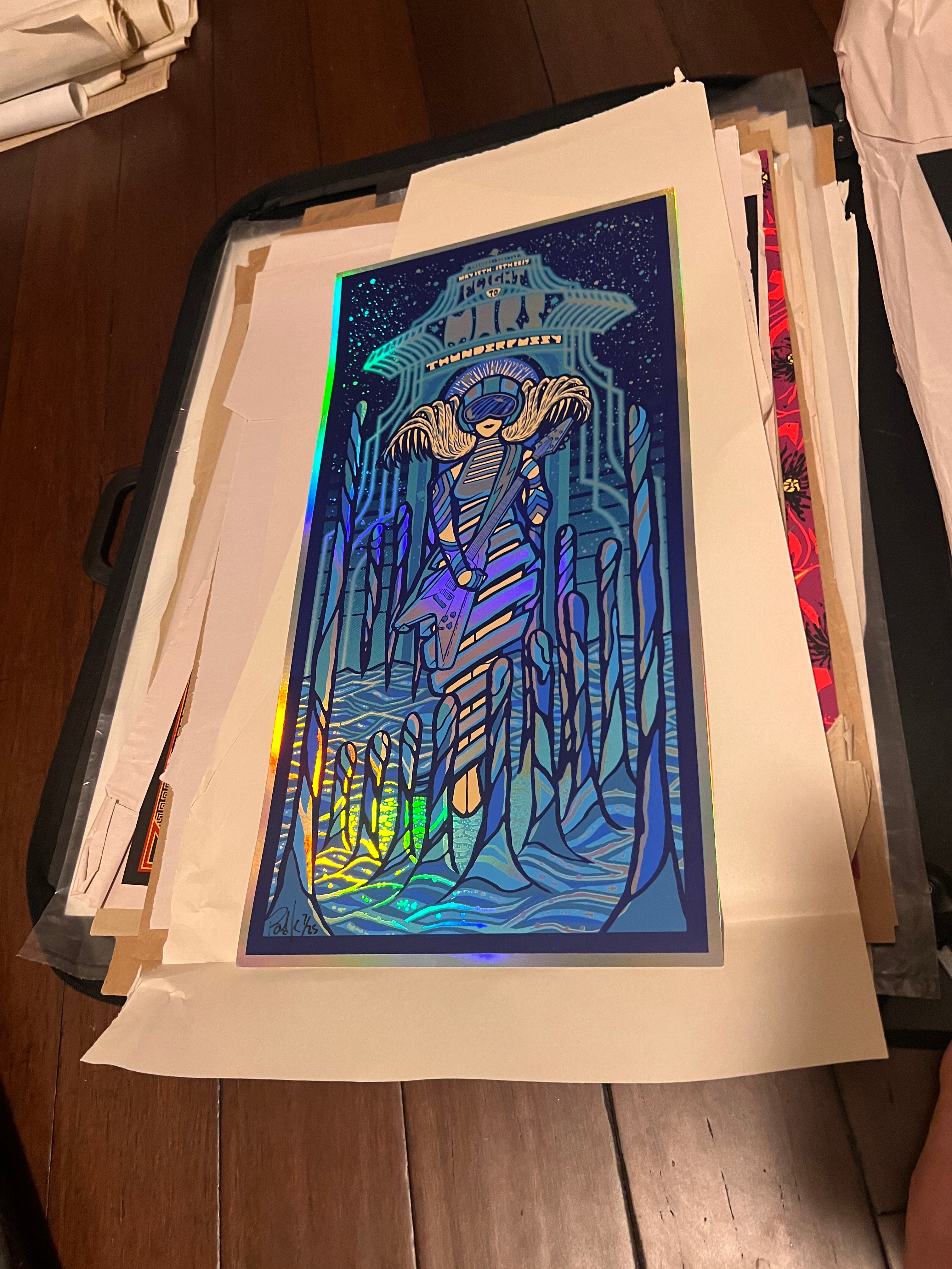 Flight to Mars May 15 2017 Seattle Showbox Poster SIGNED!
