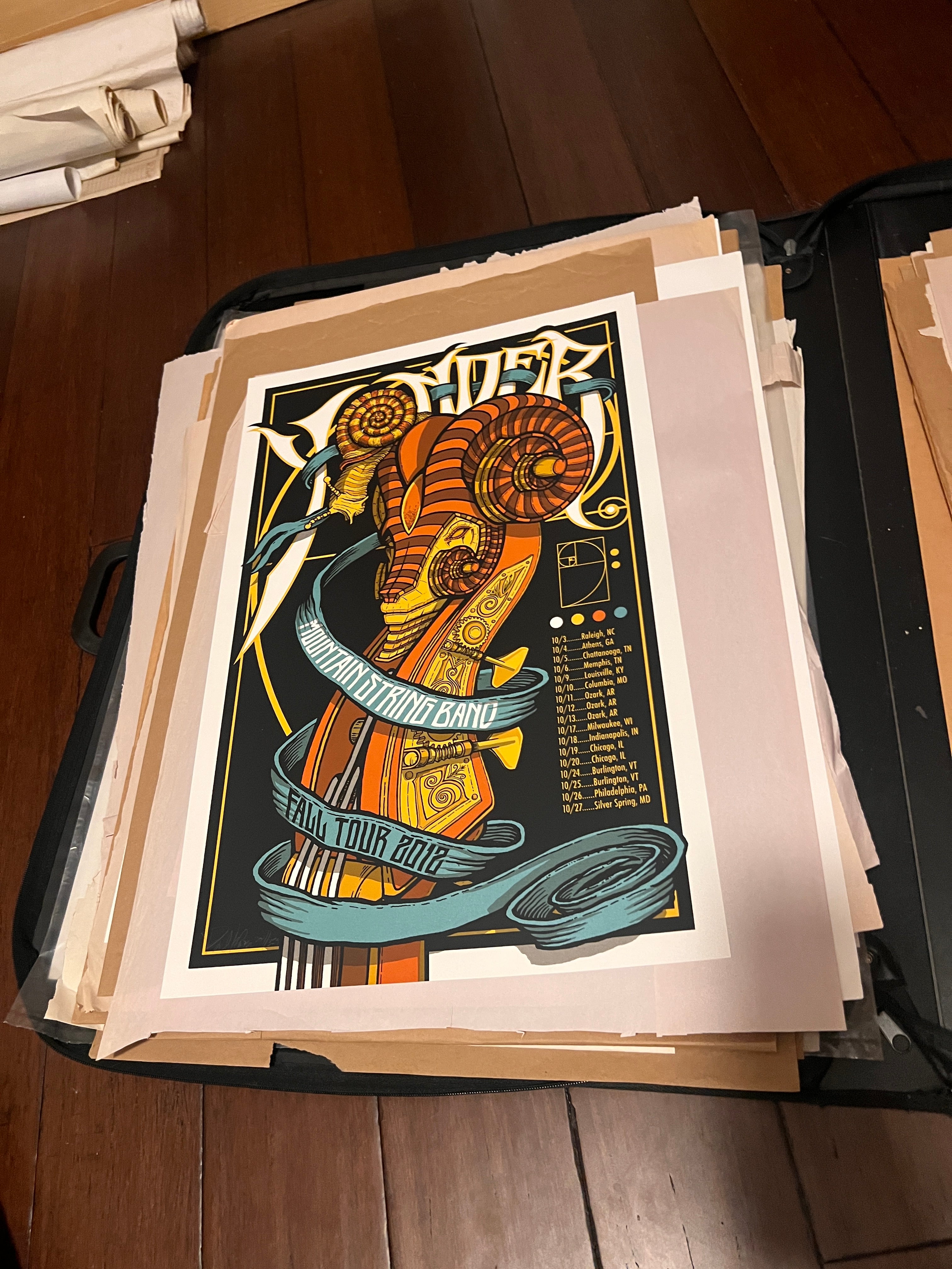 YONDER MOUNTAIN STRING BAND - FALL TOUR 2012 Poster 16x24!
