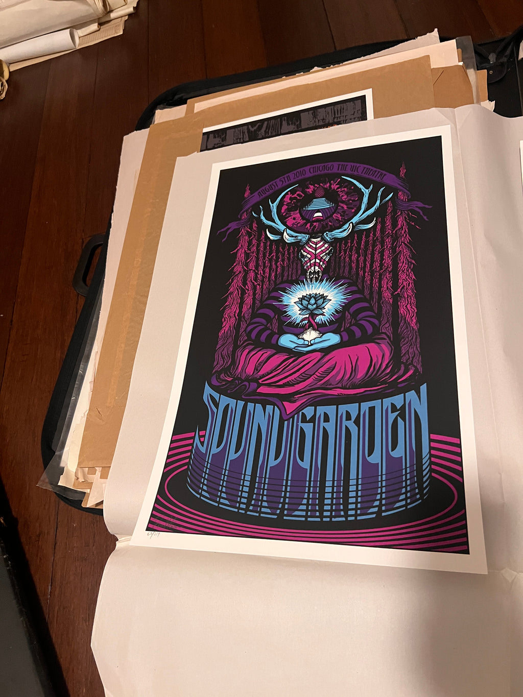 SOUNDGARDEN 2010 August Chicago the Vic Theatre Klausen Poster SIGNED SN!