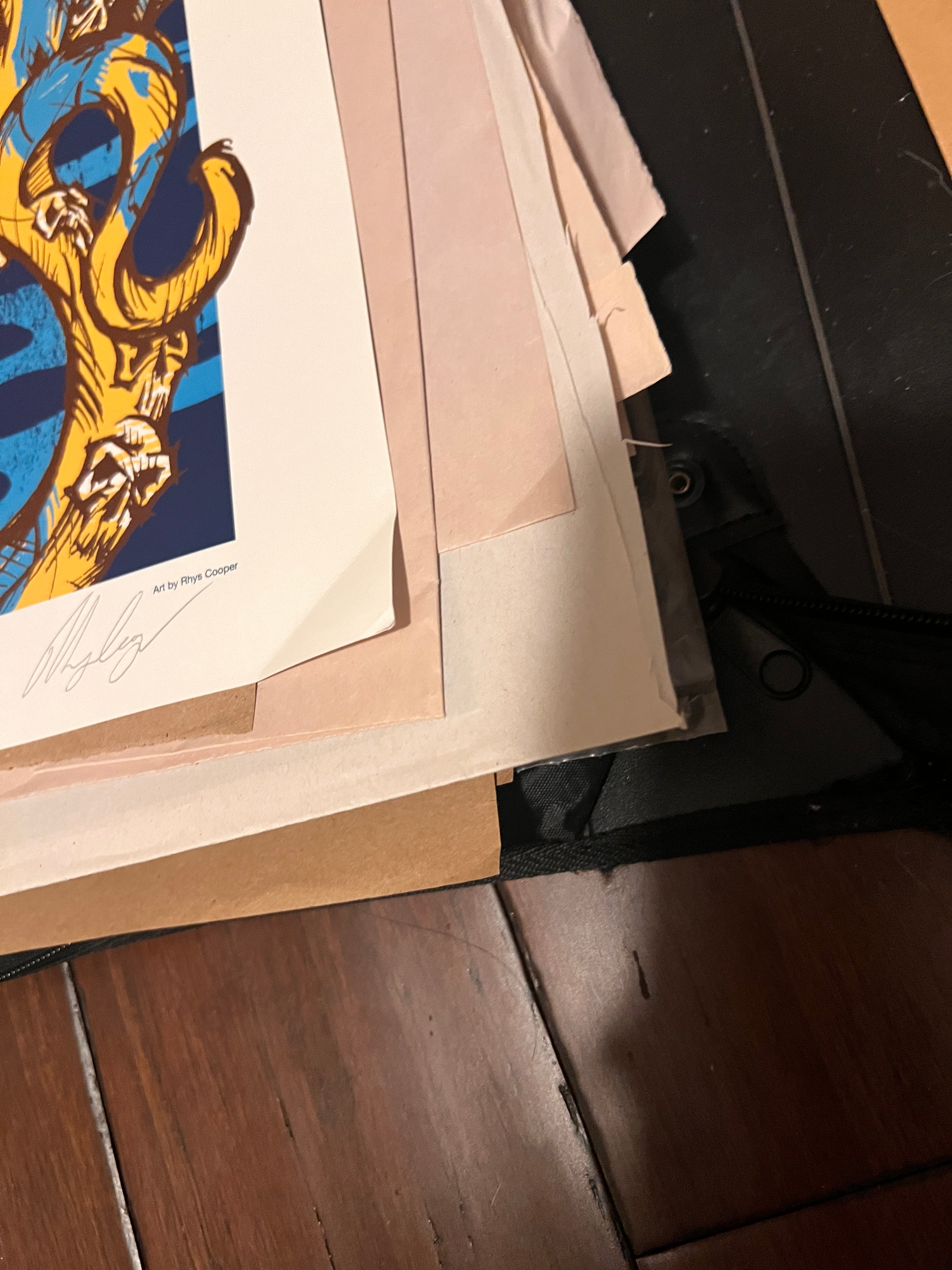 Pearl Jam Australia Adelaide Concert Poster by Rhys Cooper Nov 21 2006!  19x28!