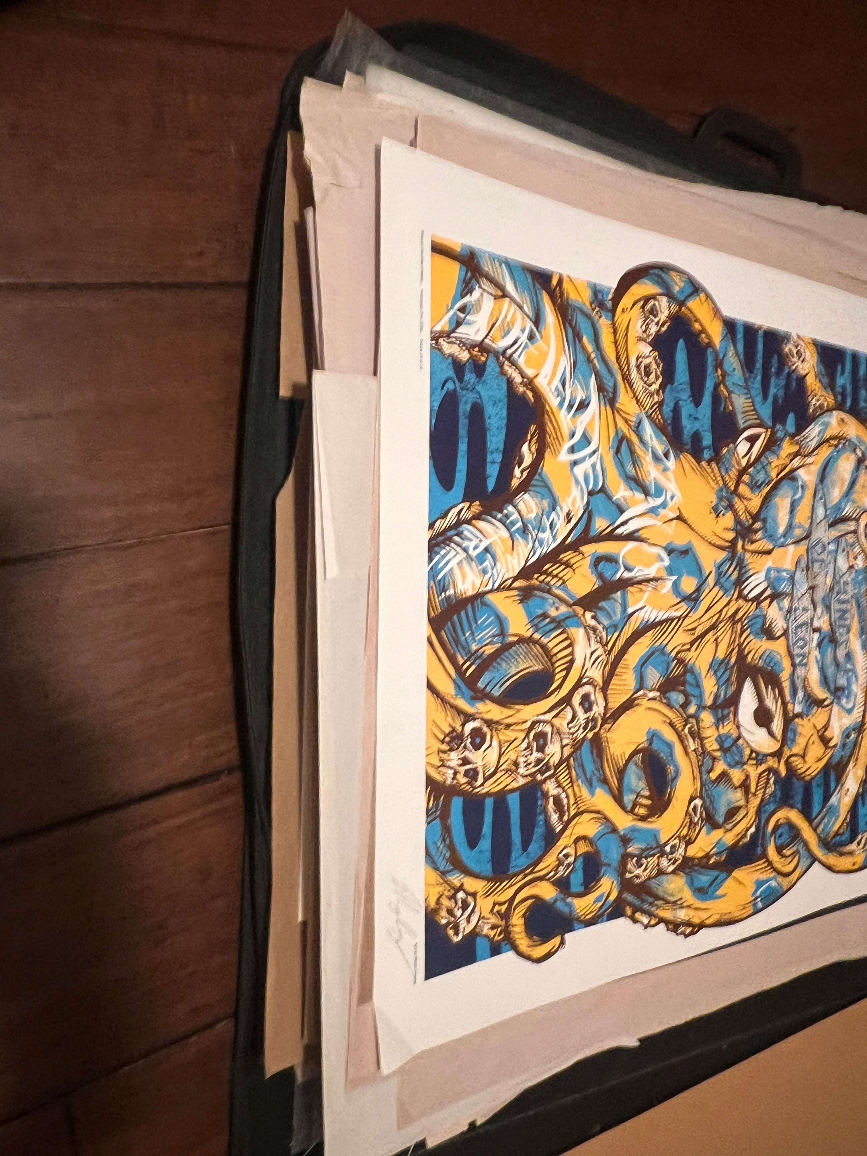 Pearl Jam Australia Adelaide Concert Poster by Rhys Cooper Nov 21 2006!  19x28!